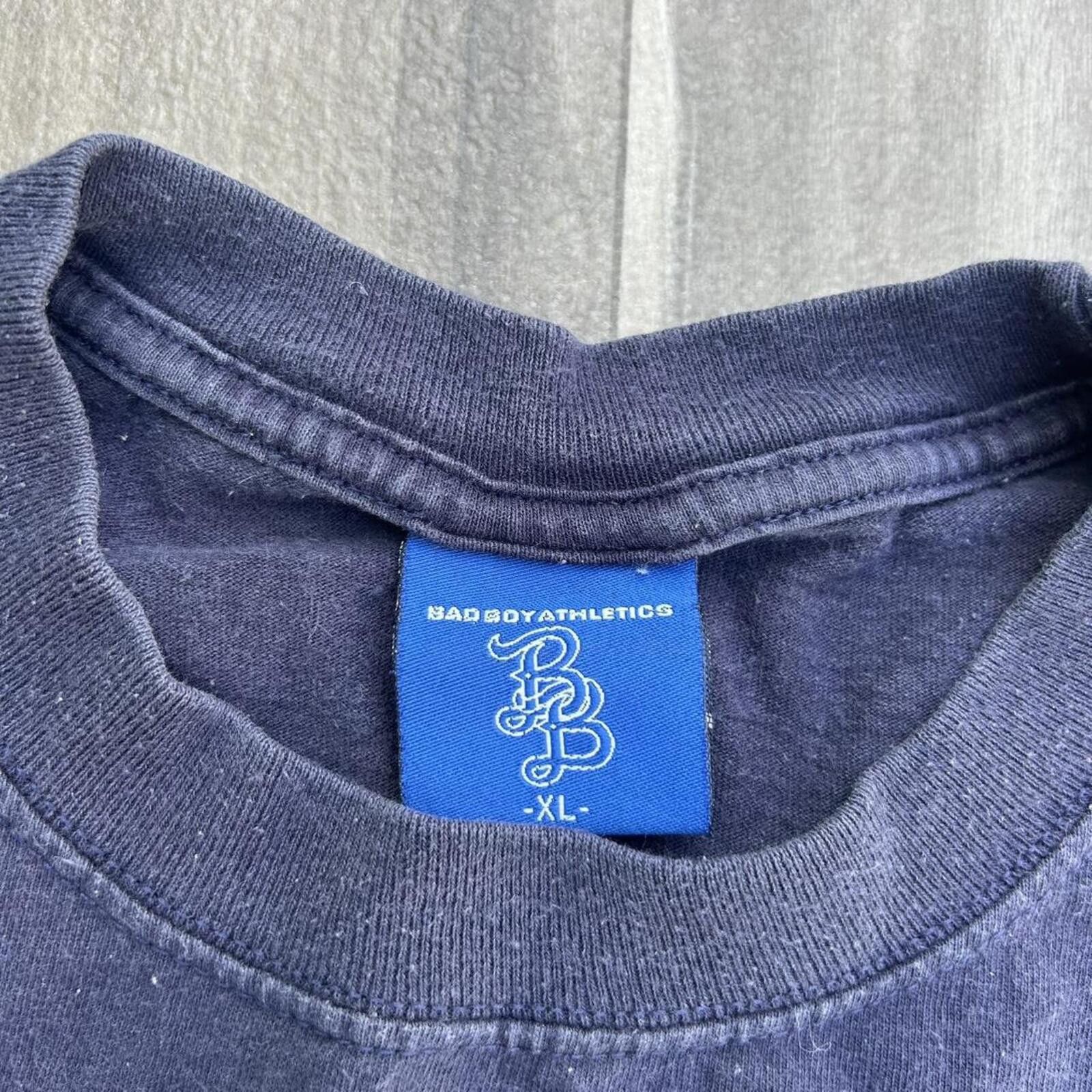 Other Vintage y2k Bad Boy Athletics Blue Long Sleeve T shirt XL Size US XL / EU 56 / 4 - 4 Thumbnail
