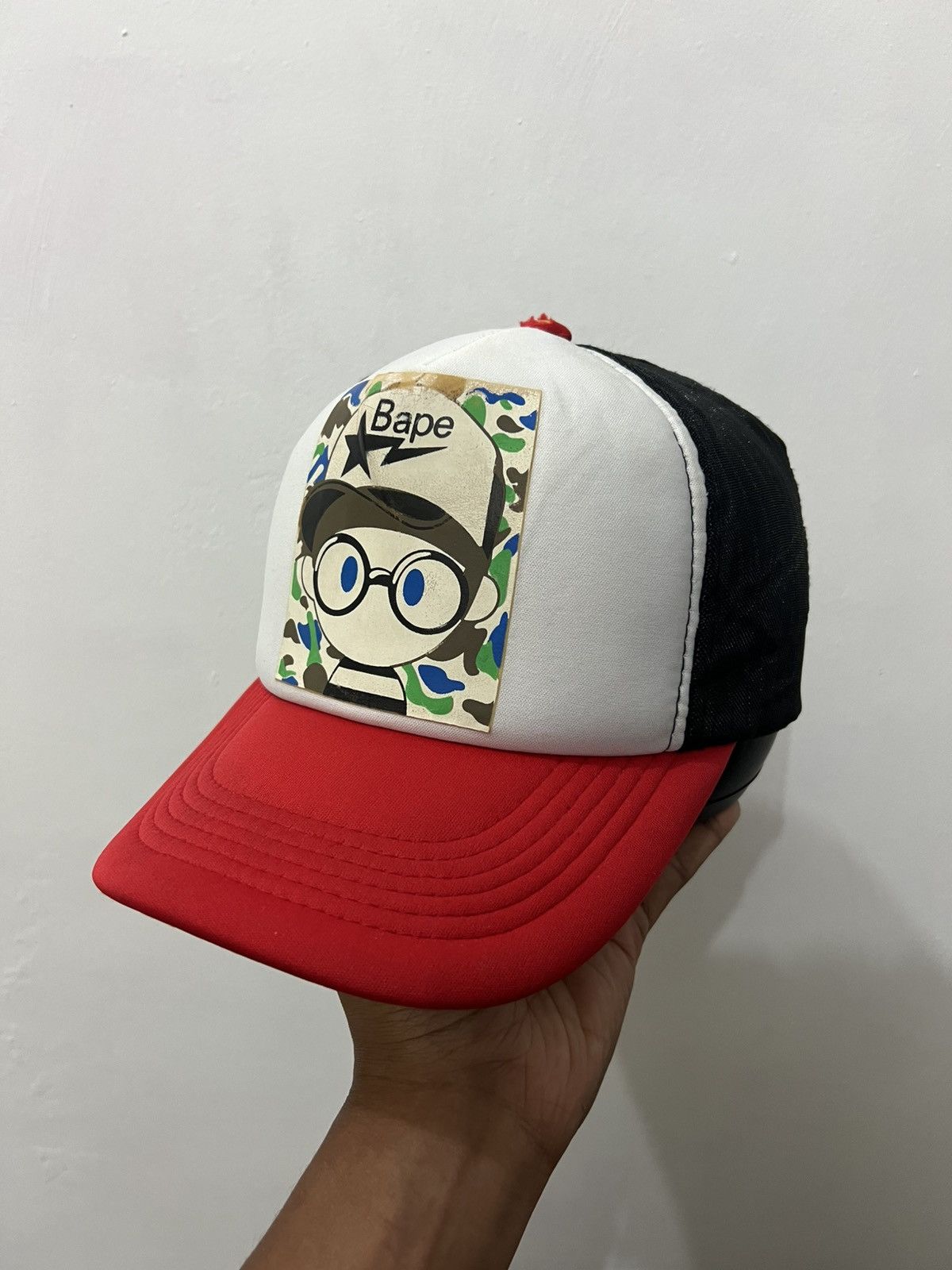 Japanese Brand Bating Ape Bape Trucker Hat Size ONE SIZE - 1 Thumbnail