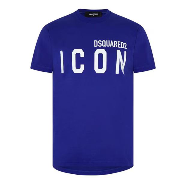 image of Dsquared2 O1G2R1Mq0424 T-Shirts In Electric Blue, Men's (Size 2XL)