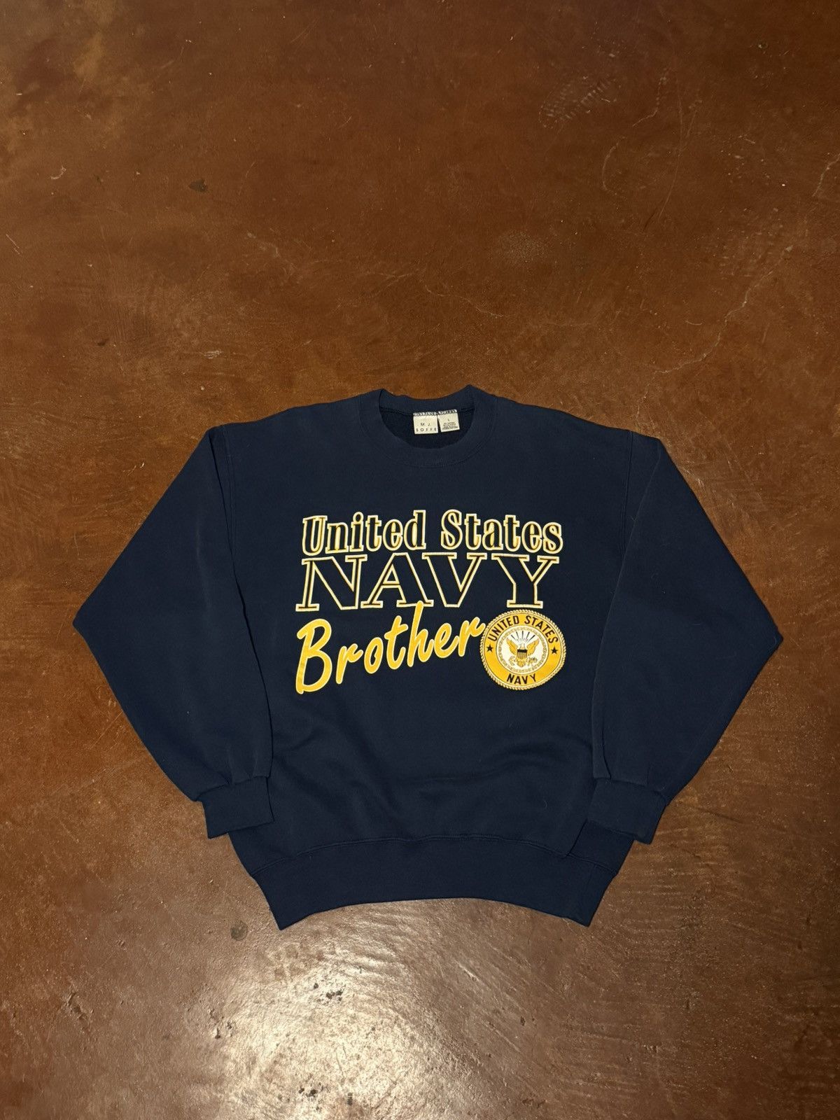 Other Vintage United States Navy Brother Sweatshirt Large Size US L / EU 52-54 / 3 - 8 Thumbnail
