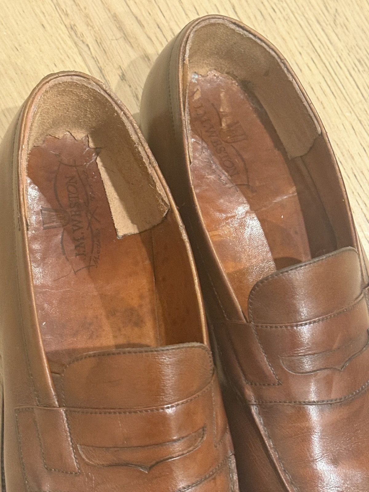 J.M. Weston JM Weston 180 Loafer (Brown Calfskin Leather) Size US 9.5 / EU 42-43 - 2 Thumbnail