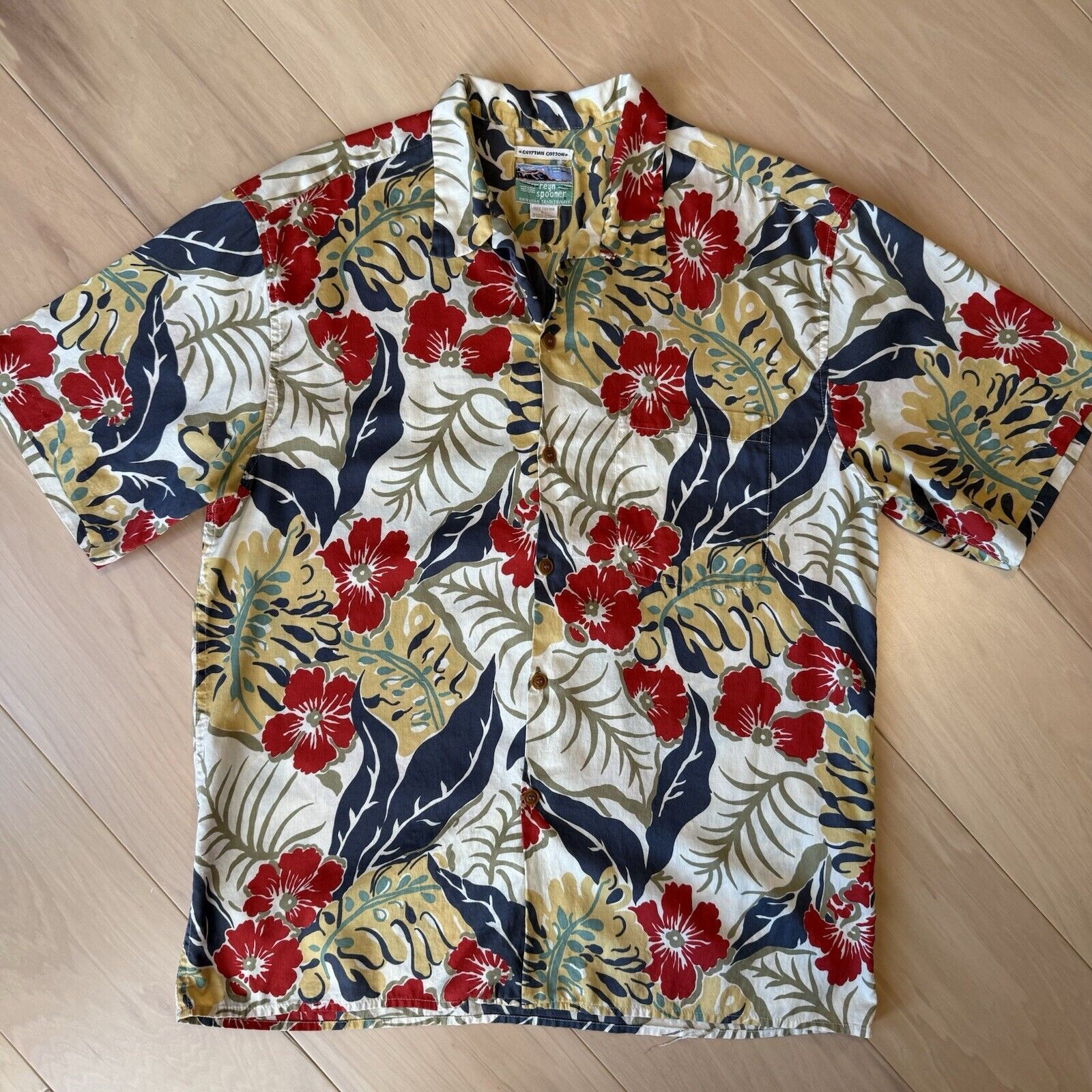 Reyn Spooner Reyn Spooner Hawaiian Shirt L Multicolor Floral Art Hawaii Size US L / EU 52-54 / 3 - 2 Thumbnail