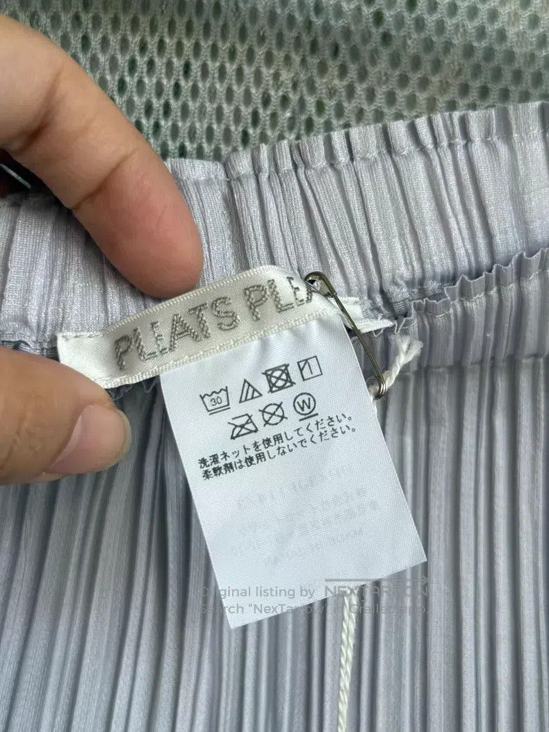 Issey Miyake Issey Miyake size:3 Ice Gray Straight Pants Size 31" - 7 Thumbnail