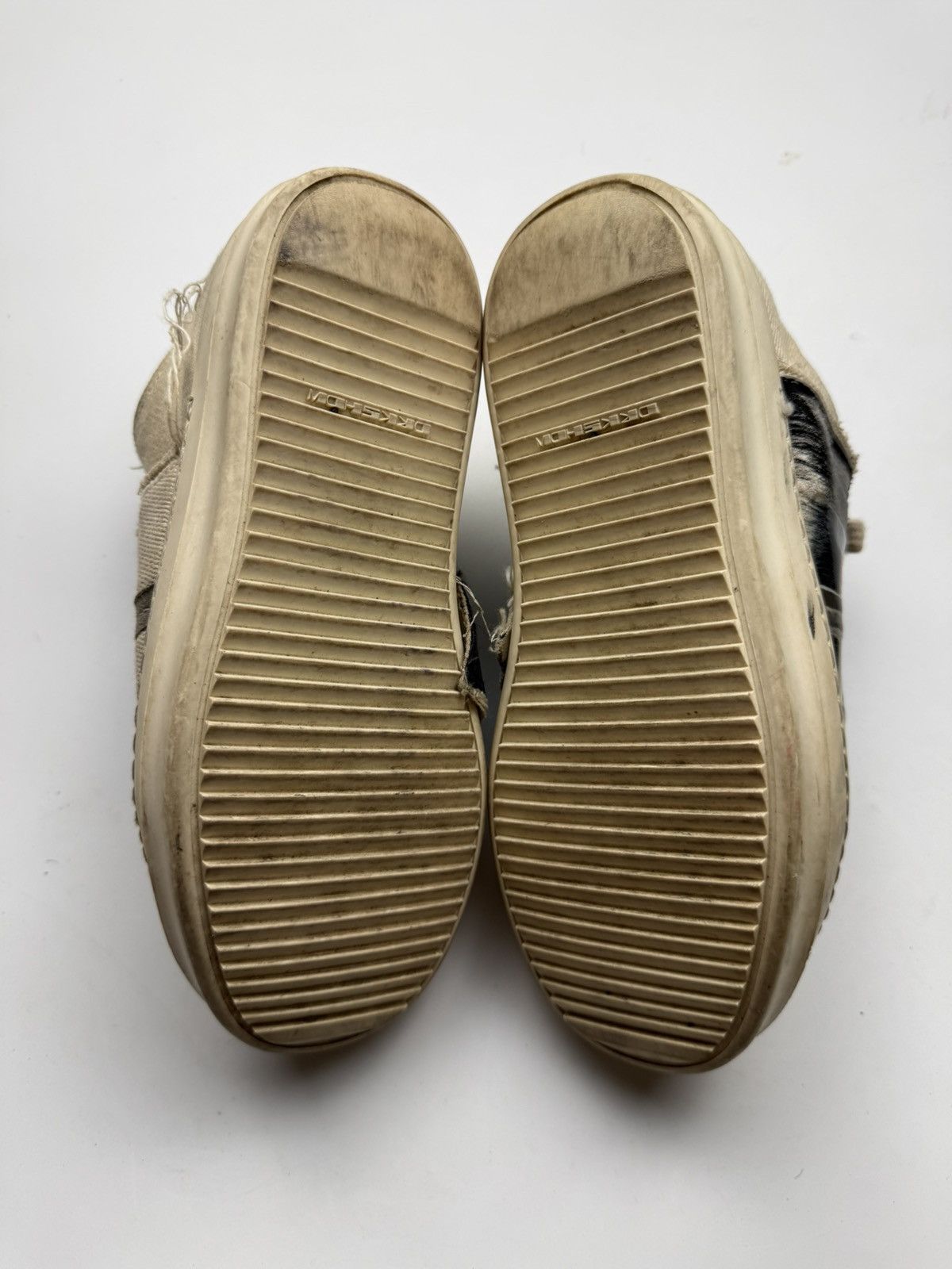 Rick Owens Drkshdw Rick Owens Drkshdw Patchwork Ramones Low Size US 5 / IT 35 - 9 Thumbnail