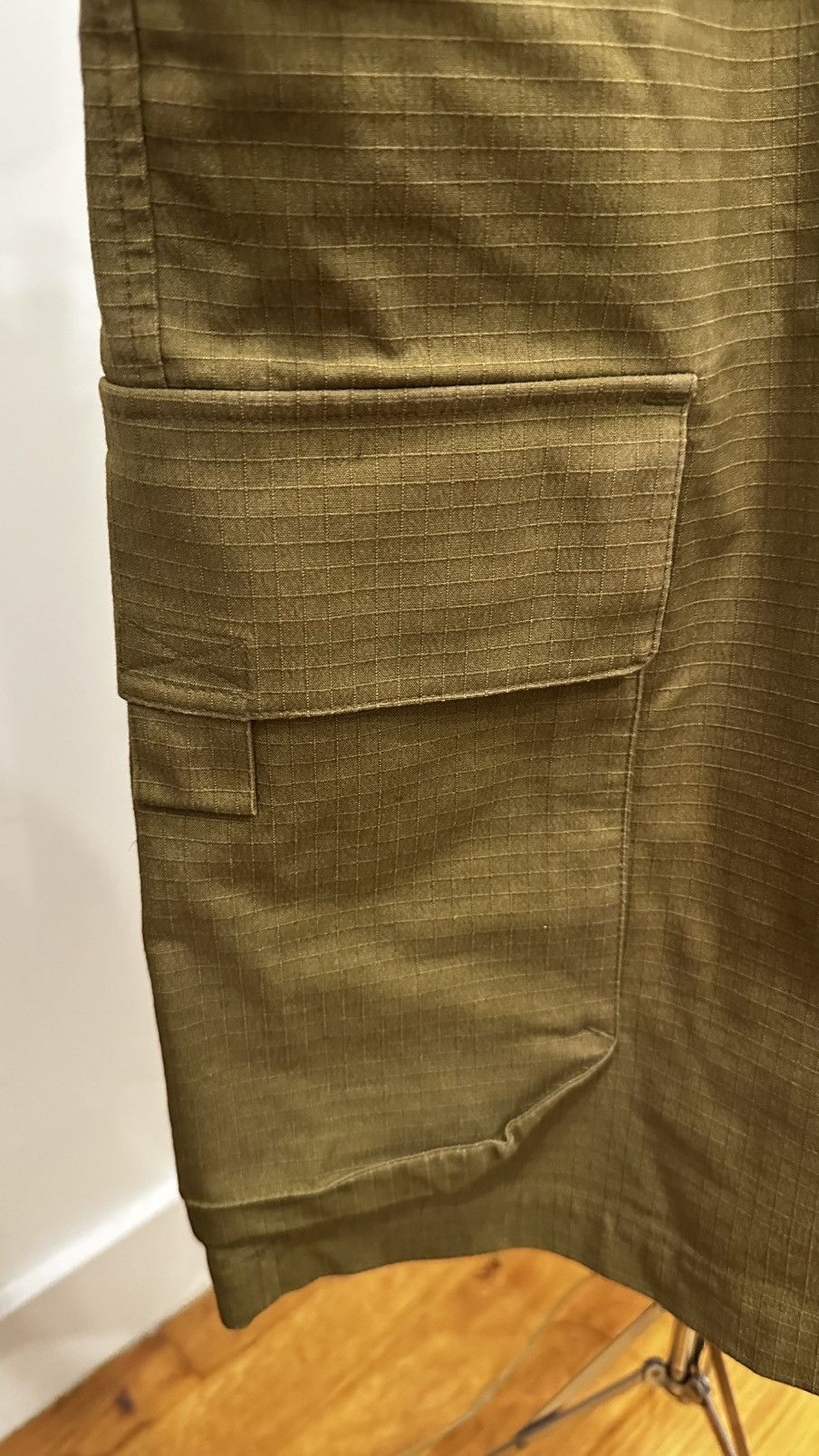 Kenzo Kenzo Olive Ripstop Cargo Shorts Size US 36 / EU 52 - 3 Thumbnail