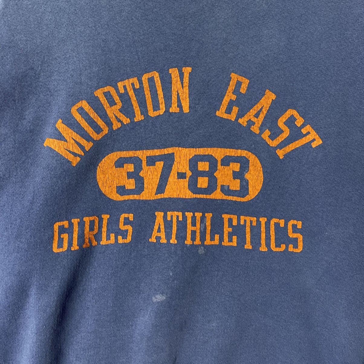 Hanes Vintage Hanes Herway Morton East Girls Athletics Sweatshirt Size L / US 10 / IT 46 - 3 Thumbnail