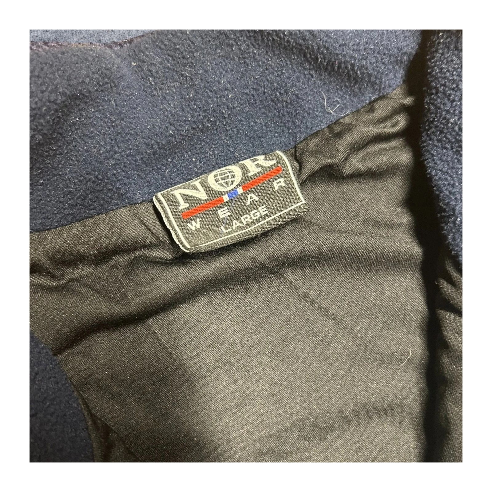 Vintage Norwear Knit Wool Sweater Full Zip Blue Men's Large Size US L / EU 52-54 / 3 - 3 Thumbnail