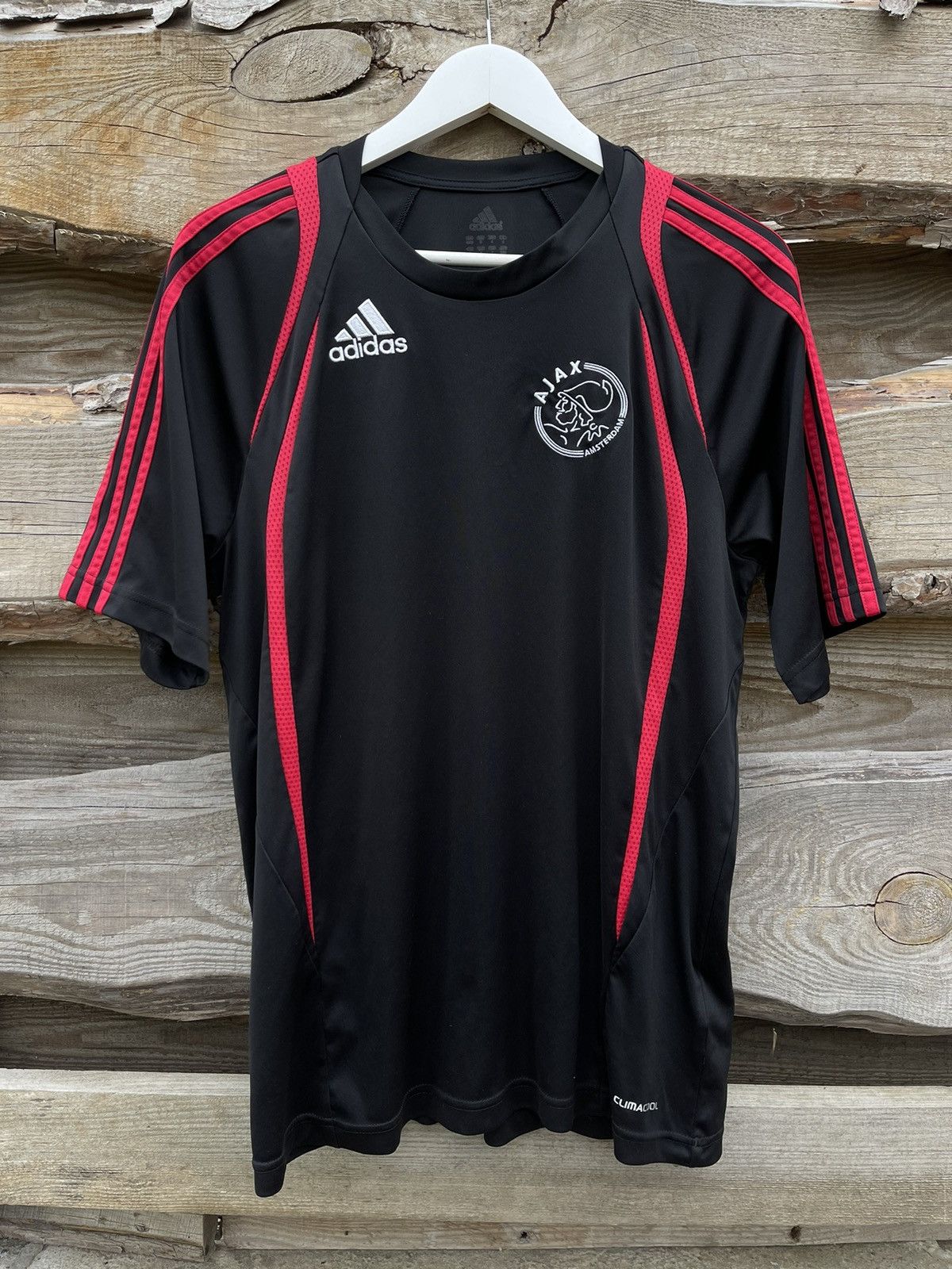 Adidas × Vintage 2009 Adidas Ajax black vintage soccer jersey Size US L / EU 52-54 / 3 - 1 Thumbnail