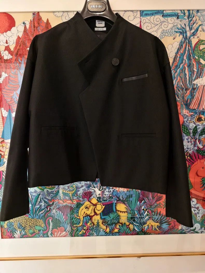 Hermes Hermes Jacket, Show Model, Left Chest Pocket with Leather Size XS / US 0-2 / IT 36-38 - 5 Thumbnail