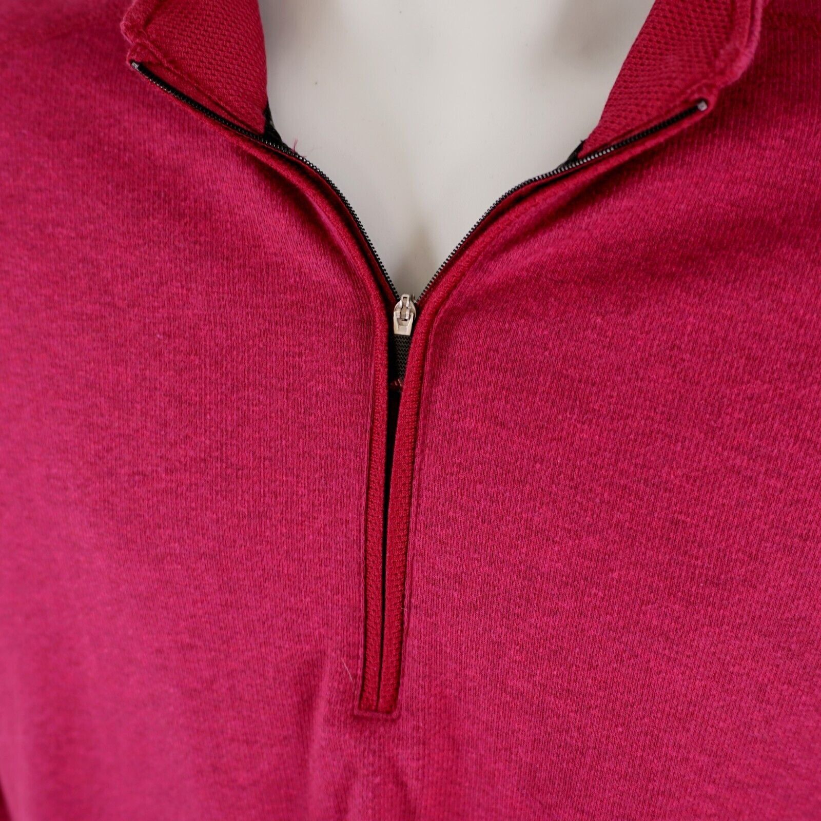 Adidas Adidas Red / Purple 1/4 Zip Pullover Athleisure Jacket Prime Size US S / EU 44-46 / 1 - 2 Thumbnail
