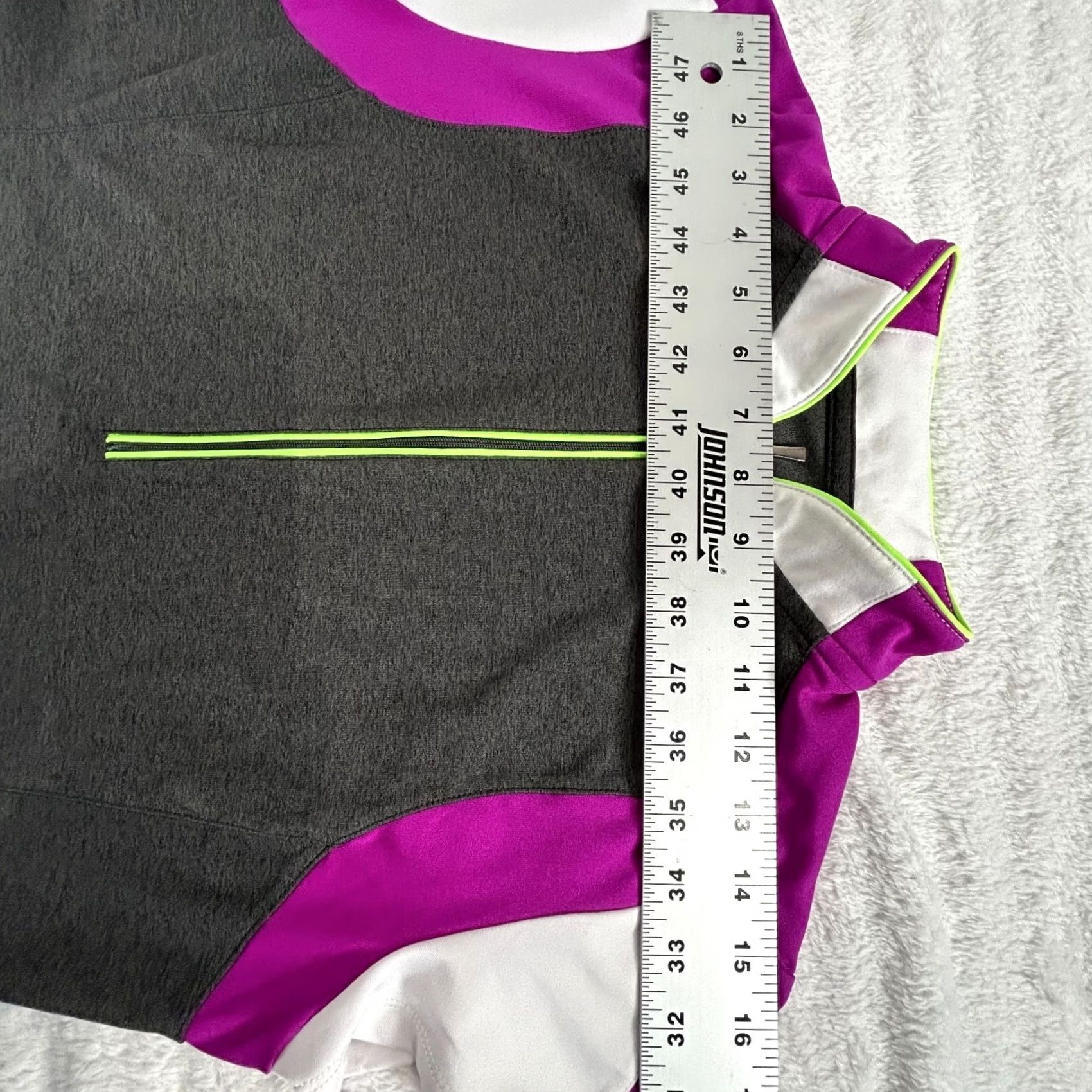Vintage Jofit Women's Athletic Golf Shirt 1/4 Zip Oracle Top Charcoal Gray Size Medium Size M / US 6-8 / IT 42-44 - 6 Thumbnail