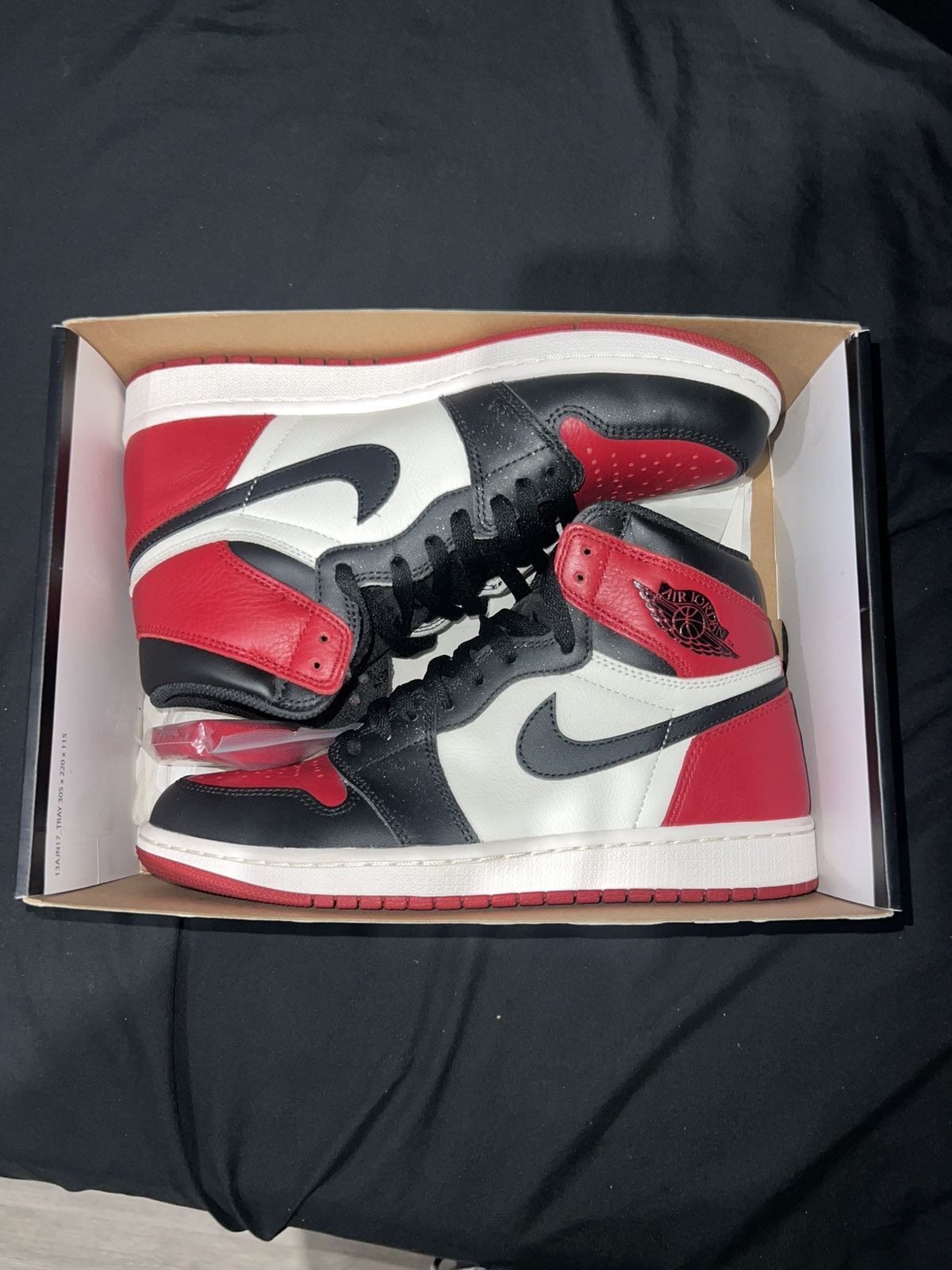 Jordan Brand Air Jordan 1 Bred Toe Size US 9 / EU 42 - 7 Thumbnail