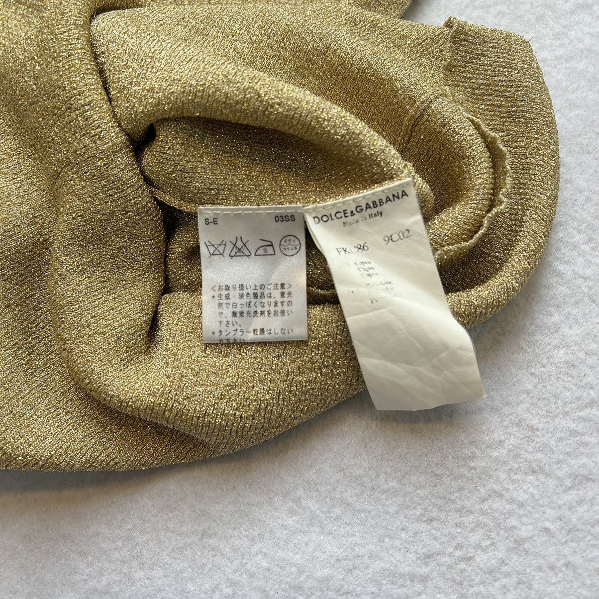 Dolce & Gabbana Dolce & Gabbana Gold Blink Top Size M / US 6-8 / IT 42-44 - 7 Thumbnail