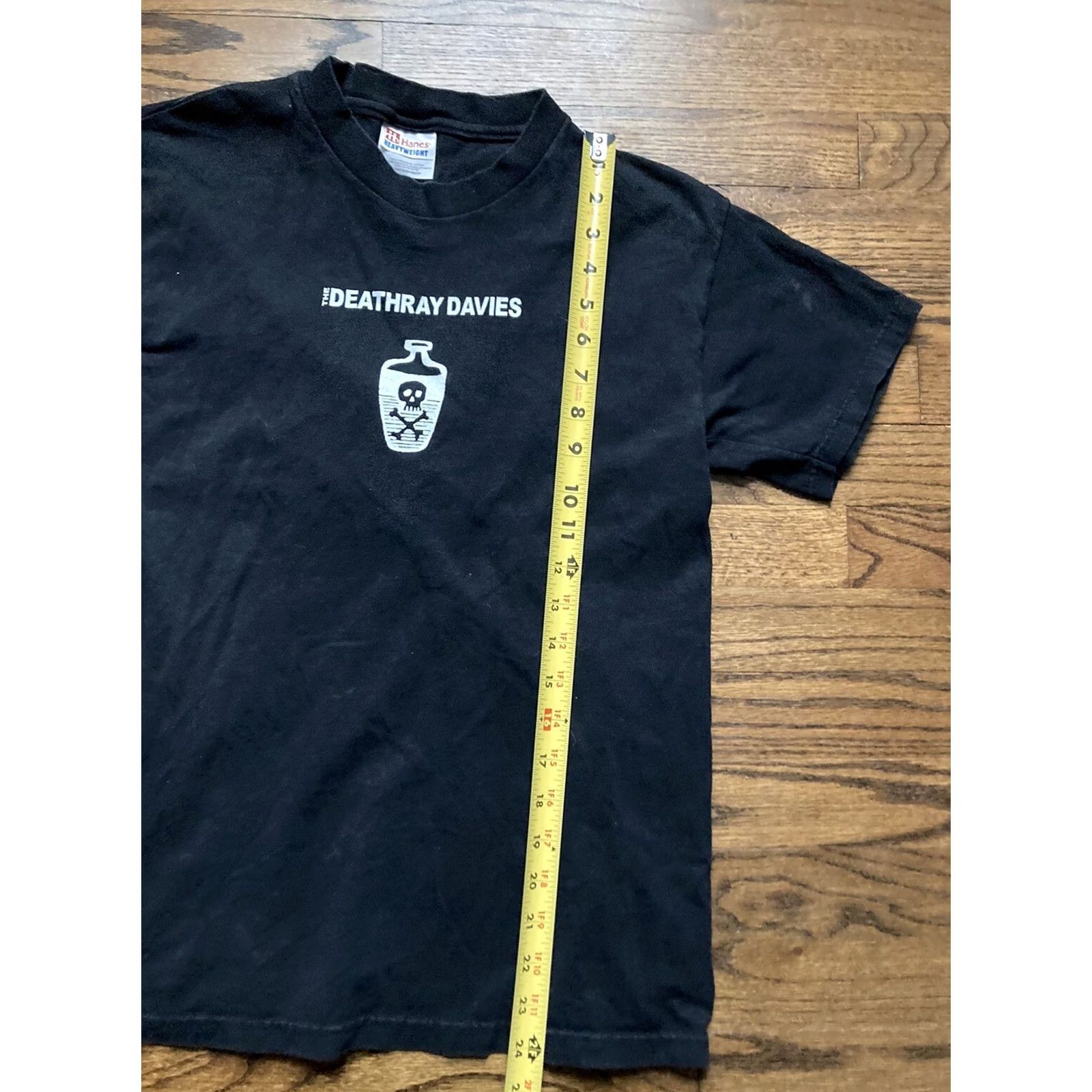 Hanes VINTAGE Deathray Davies Indie Rock Band T-Shirt Men Size Small Heavyweight Black Cotton Hanes Rock Music Tour S Size US S / EU 44-46 / 1 - 5 Thumbnail