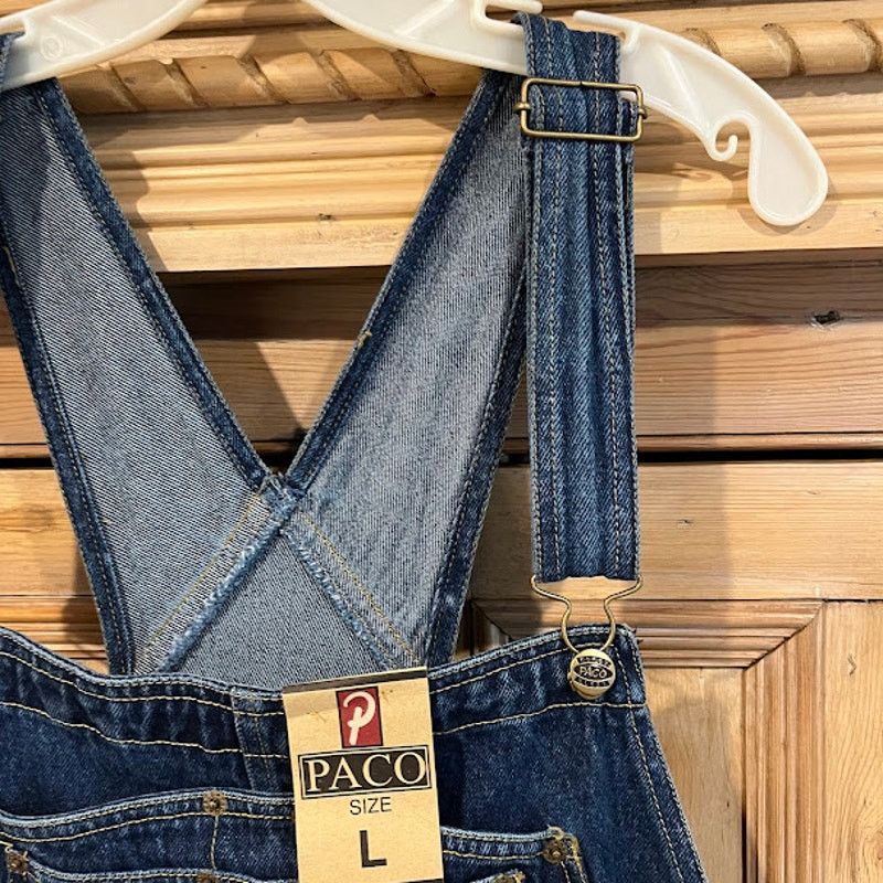 Vintage NWT VTG 90s Paco Jeans Overalls Mens Blue Denim Size L Size US 40 / EU 56 - 7 Thumbnail