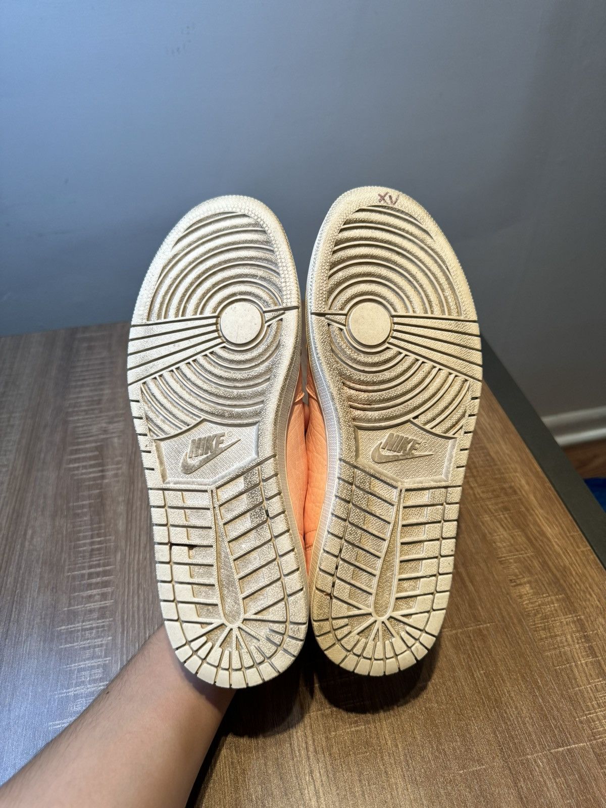 Jordan Brand Nike Air Jordan 1 Swooshless Low Arctic Orange Mens Size 9.5 Size US 9.5 / EU 42-43 - 6 Thumbnail