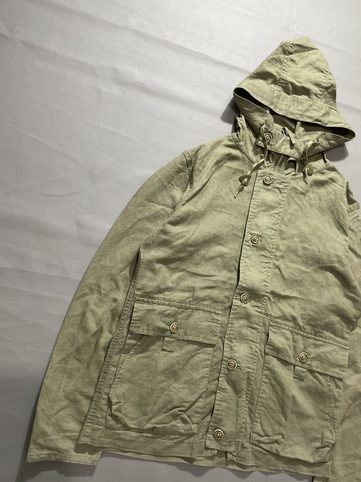 GOA Journal Standard Linen Military Jacket goa style Size L / US 10 / IT 46 - 2 Thumbnail
