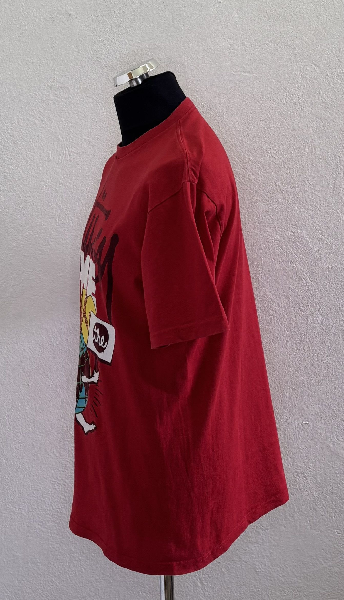 Stussy Stussy red t-shirt large Size US L / EU 52-54 / 3 - 3 Thumbnail