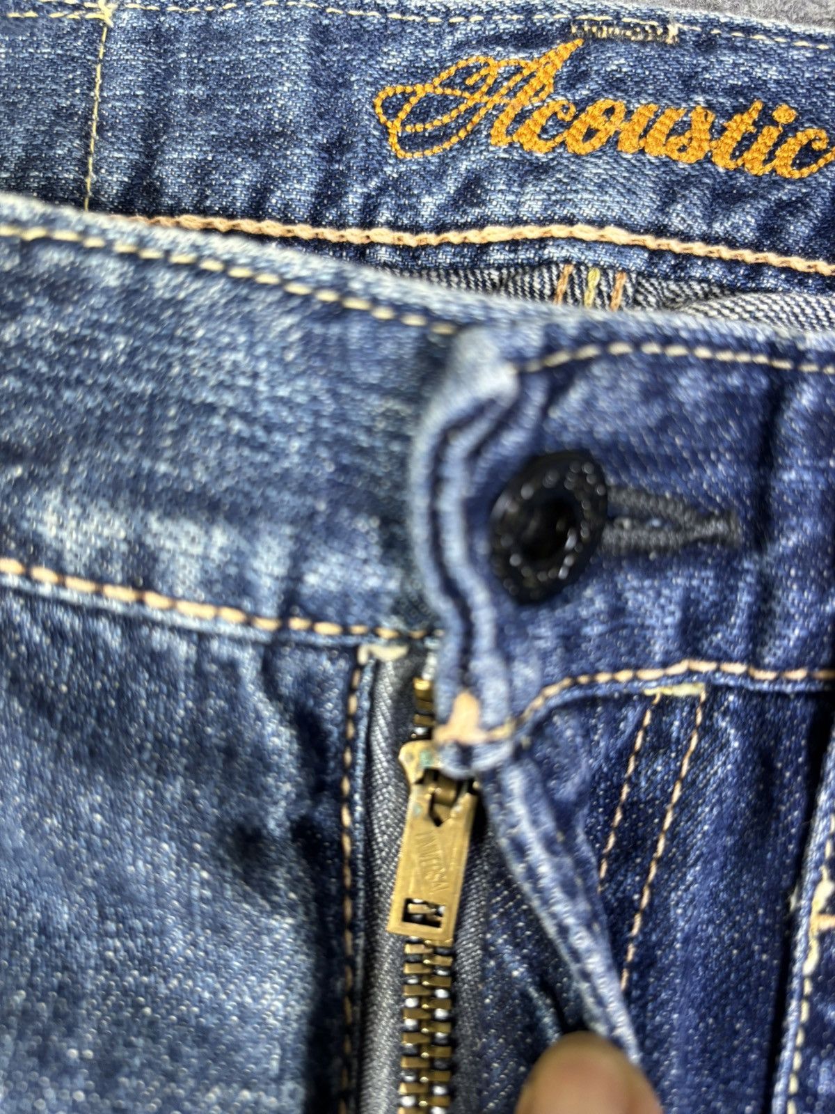 Japanese Brand Vtg Acoustic Okayama Street Beautiful Fades Bush Denim K163 Size US 28 / EU 44 - 12 Thumbnail