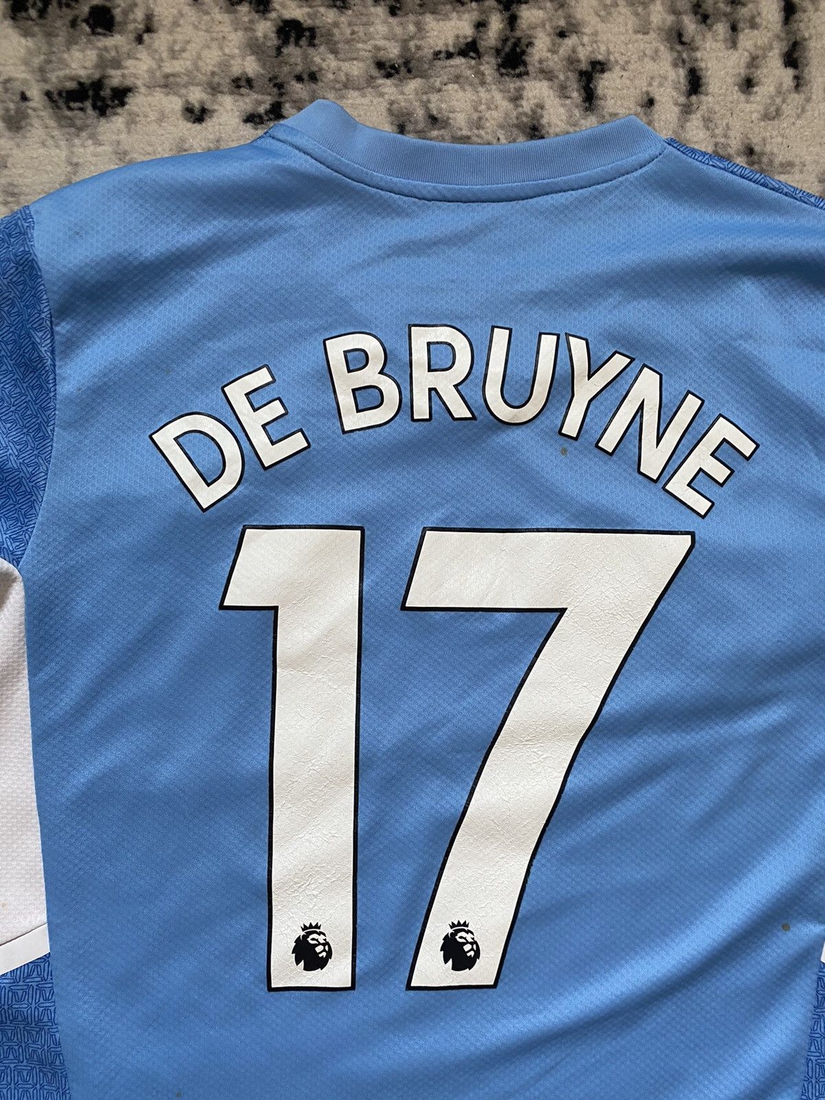 Puma × Vintage Manchester City De Bruyne Jersey Puma Blockcore First Kit Size US S / EU 44-46 / 1 - 5 Thumbnail