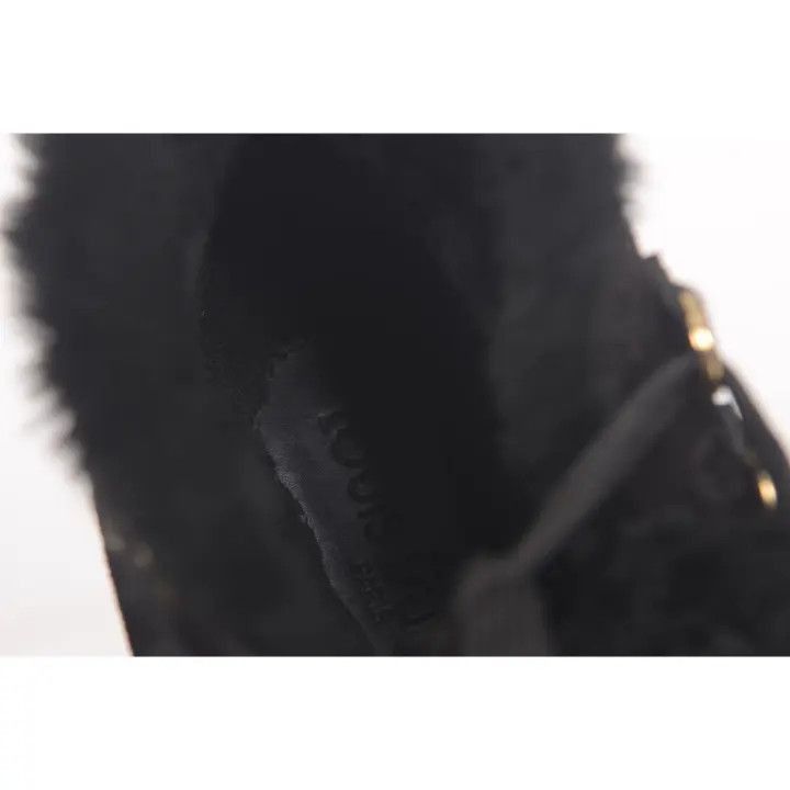 Louis Vuitton Louis Vuitton Black Suede High-Top Sneakers -2508 Size US 6.5 / EU 39-40 - 3 Thumbnail