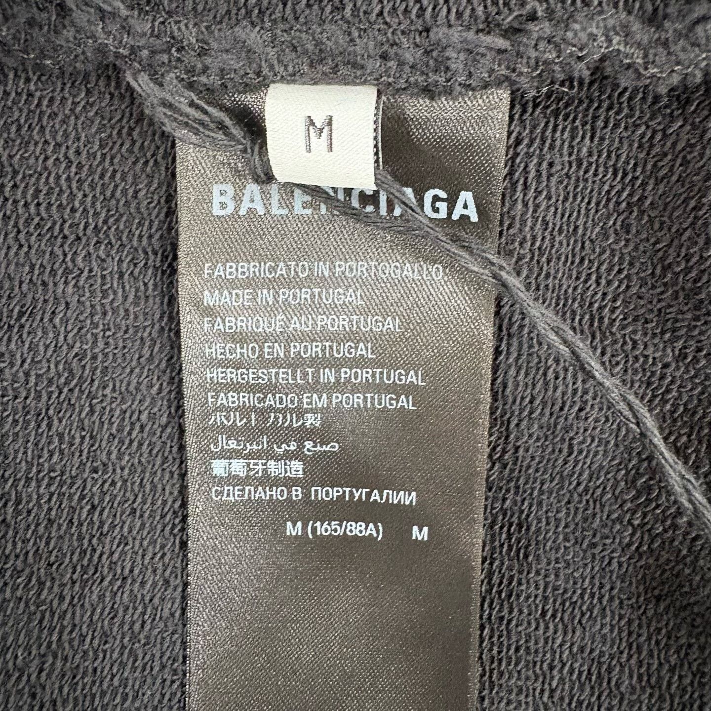 Balenciaga balenciaga logo black hoodie size m Size US M / EU 48-50 / 2 - 4 Thumbnail