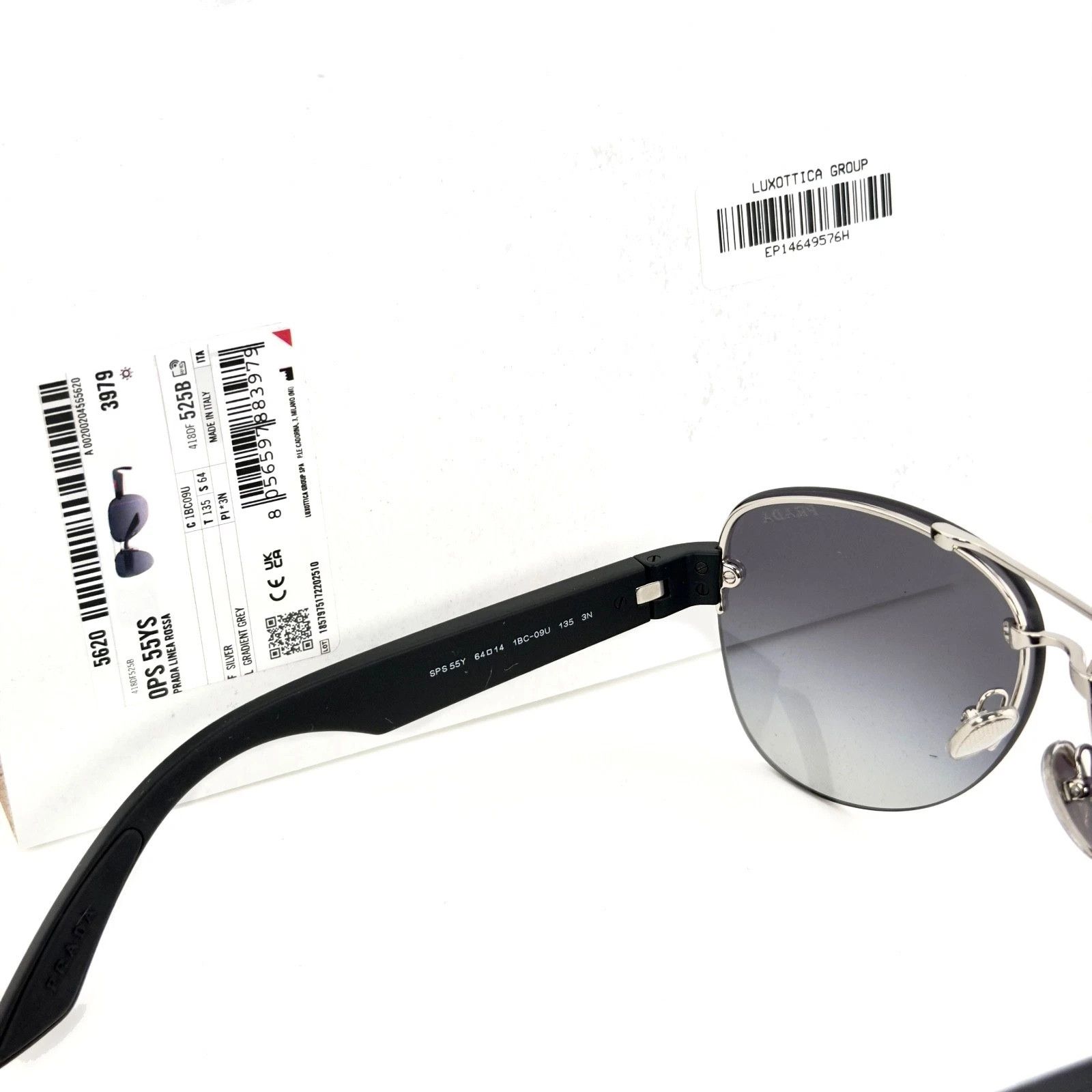 Prada PRADA 55Y Linea Rossa Sport Active Sunglasses PS55YS 55YS Size ONE SIZE - 8 Thumbnail