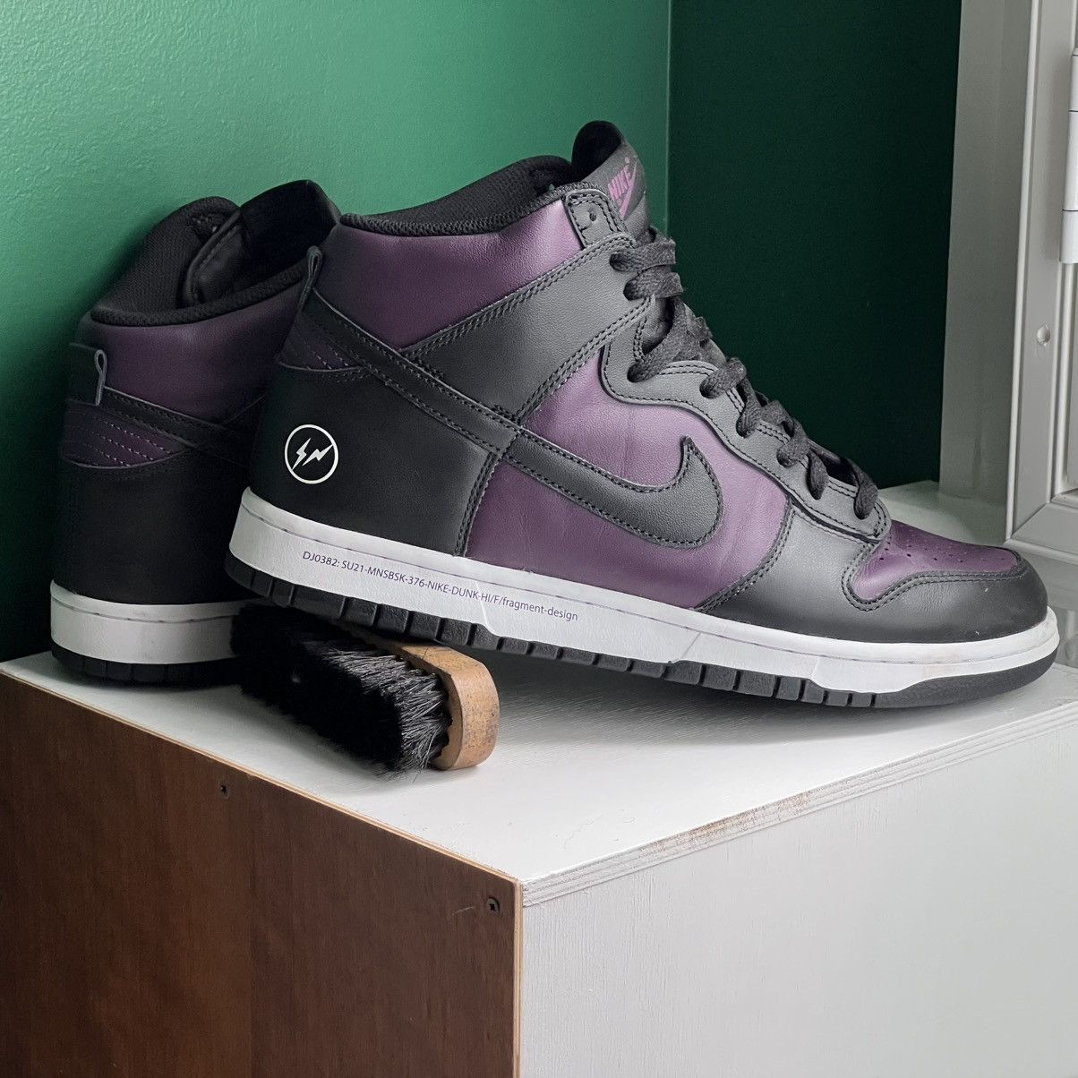 Nike Nike Dunk High Fragment Beijing (2021) Size US 11.5 / EU 44-45 - 5 Thumbnail