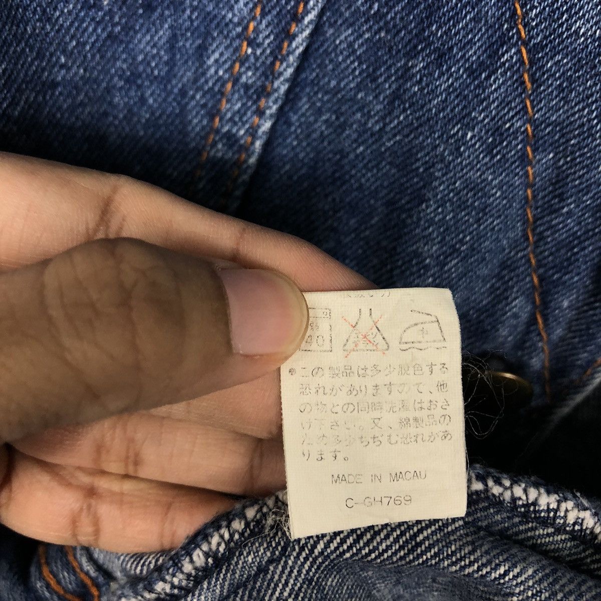 Hysteric Glamour 📌Vintage Biker Denim Jacket Hook Angel Multi Pocket Size US M / EU 48-50 / 2 - 20 Thumbnail