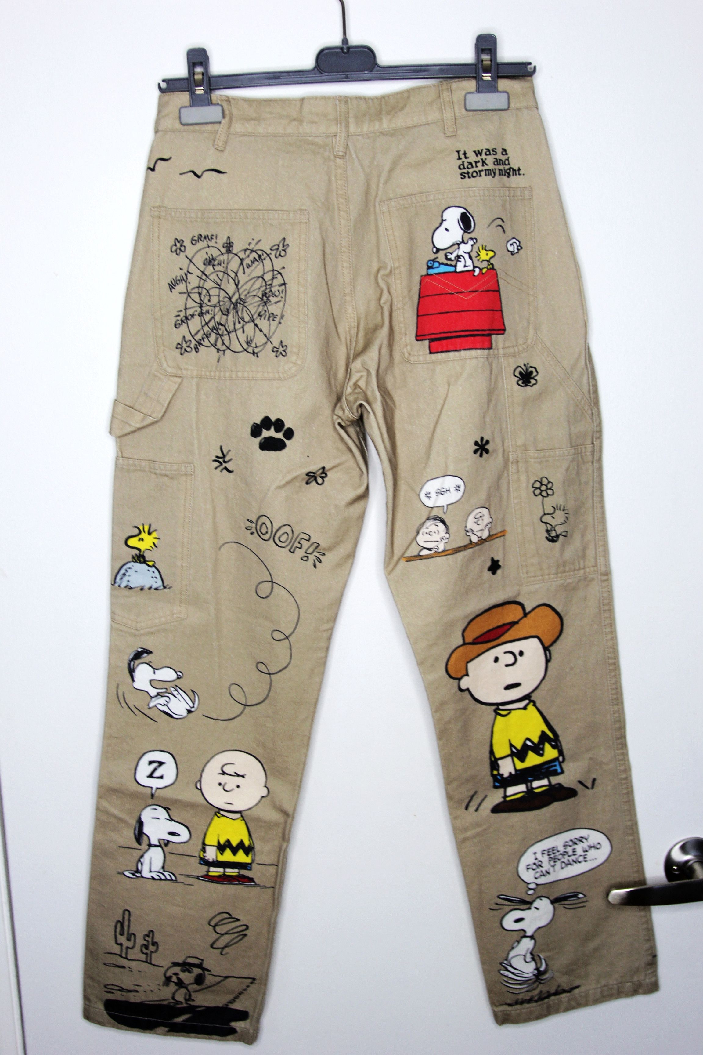 Market × Peanuts BNWT AW24 MARKET x PEANUTS CANVAS PANTS 28 Size US 28 / EU 44 - 3 Thumbnail