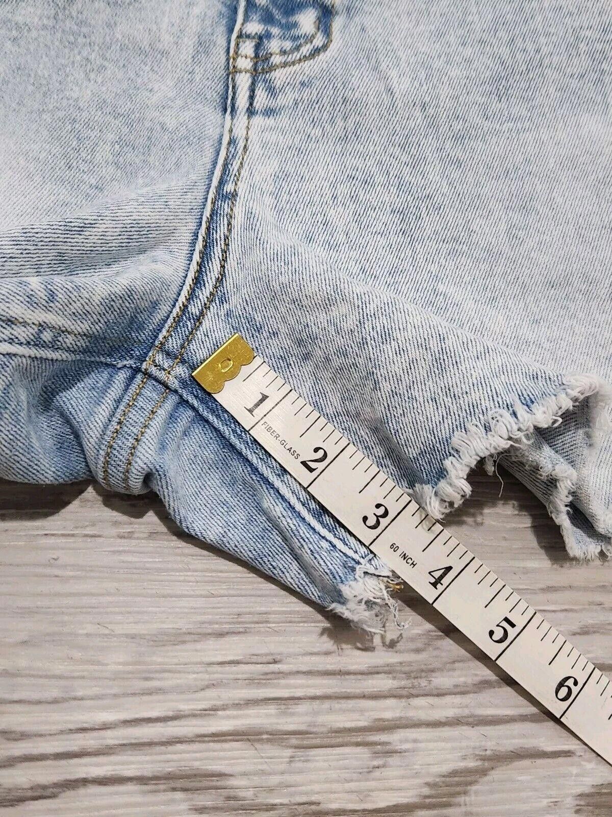 Designer Ava And Viv Jean Shorts Plus Size 18 Light Wash Stretch Cut Size 40" / US 18 - 7 Thumbnail