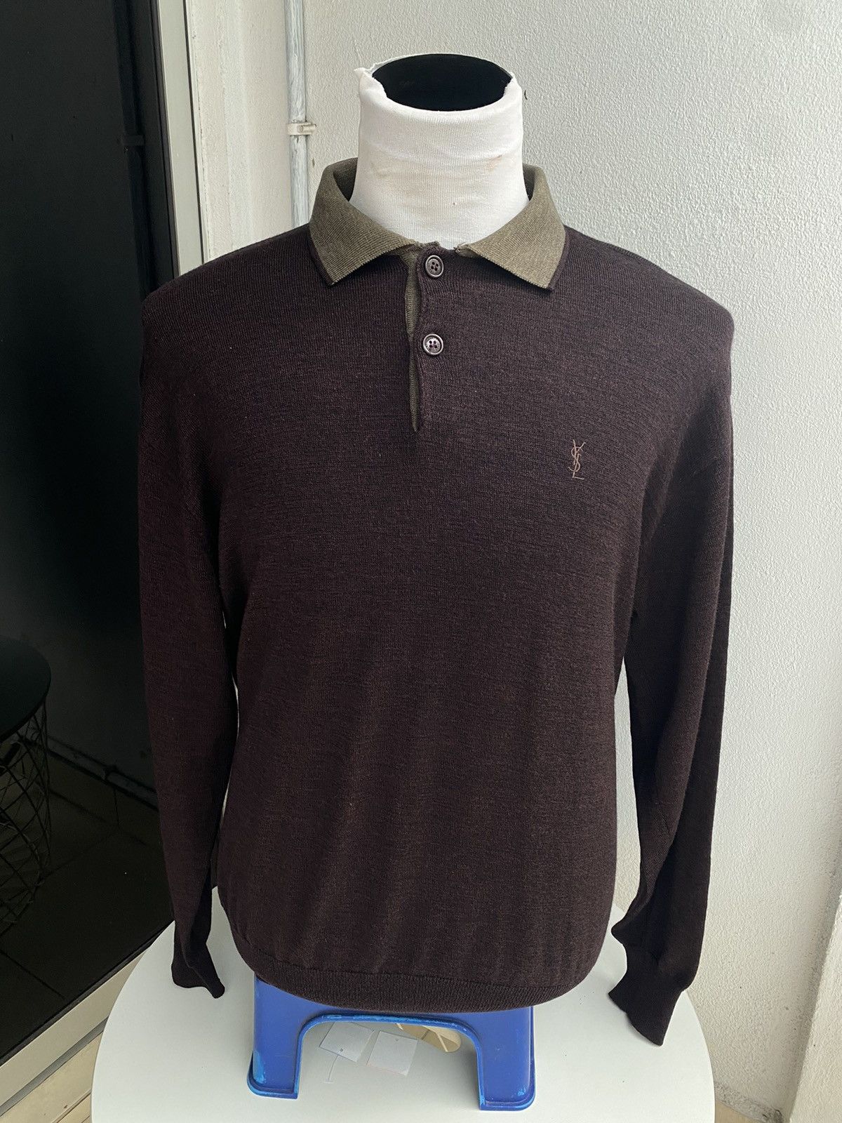 Yves Saint Laurent Vintage Ysl Sweatshirt Size US M / EU 48-50 / 2 - 1 Thumbnail