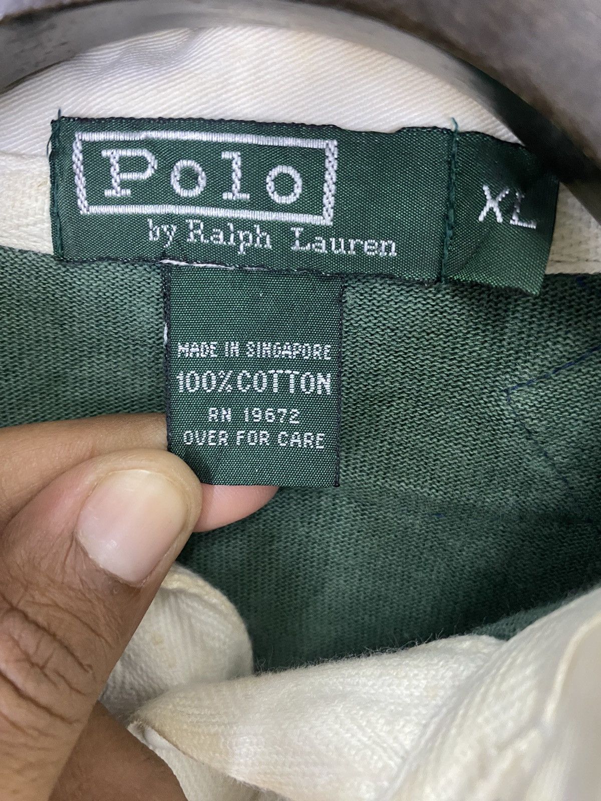 Polo Ralph Lauren × Vintage 80s vintage Polo Ralph Lauren rugby very rare Size US XL / EU 56 / 4 - 4 Thumbnail