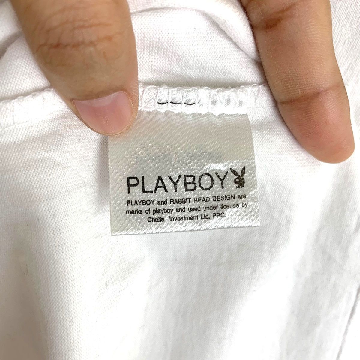 Playboy Vintage PLAYBOY BUNNY COLLECTION Embossed Tee Shirt Top Size M / US 6-8 / IT 42-44 - 6 Thumbnail