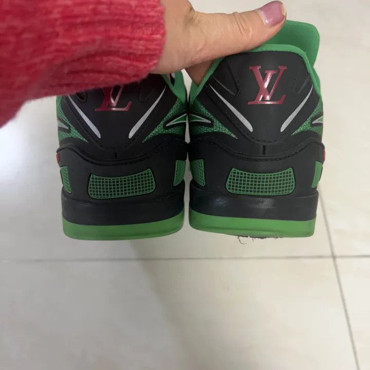 Louis Vuitton Louis Vuitton Sprint Green Lifestyle Sneakers for Men -2508 Size US 9.5 / EU 42-43 - 8 Thumbnail