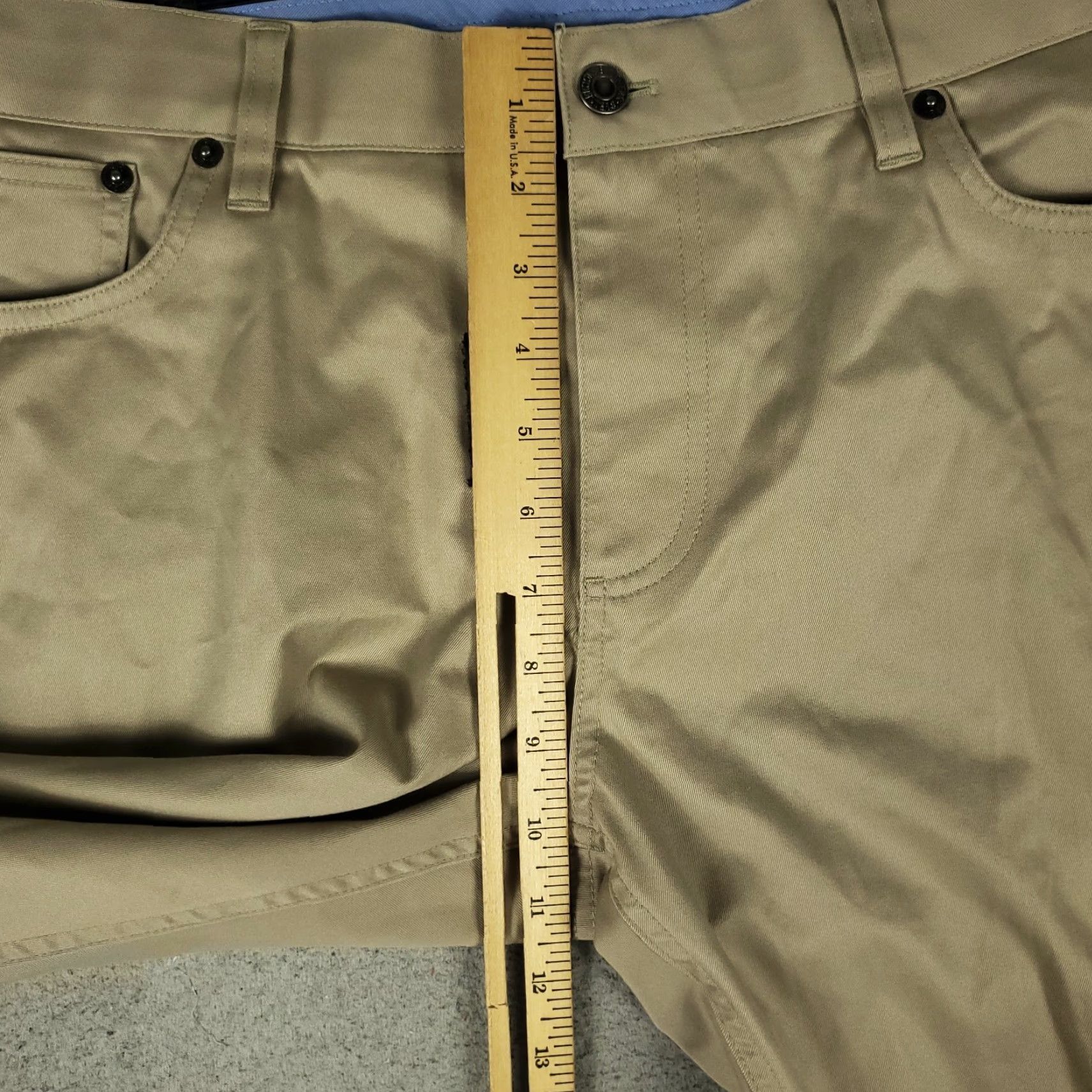 Brooks Brothers Brooks Brothers Jeans Mens 36x32 Beige 5-Pocket Straight Leg Denim Pants Size US 36 / EU 52 - 4 Thumbnail