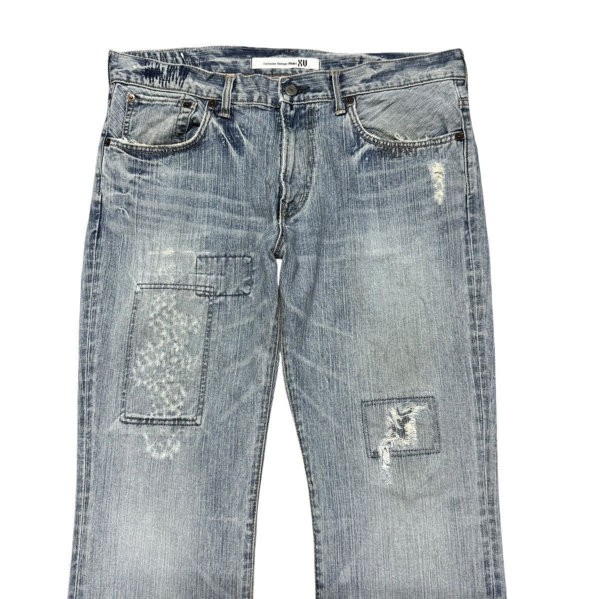 Edwin Exclusive Vintage Model Edwin 401XV Flare Jeans Patchwork Size US 36 / EU 52 - 3 Thumbnail