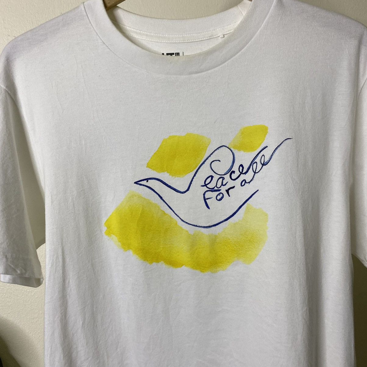 Designer × Japanese Brand Ines De La Fressange x Uniqlo Peace For All T Shirt Size US M / EU 48-50 / 2 - 2 Thumbnail