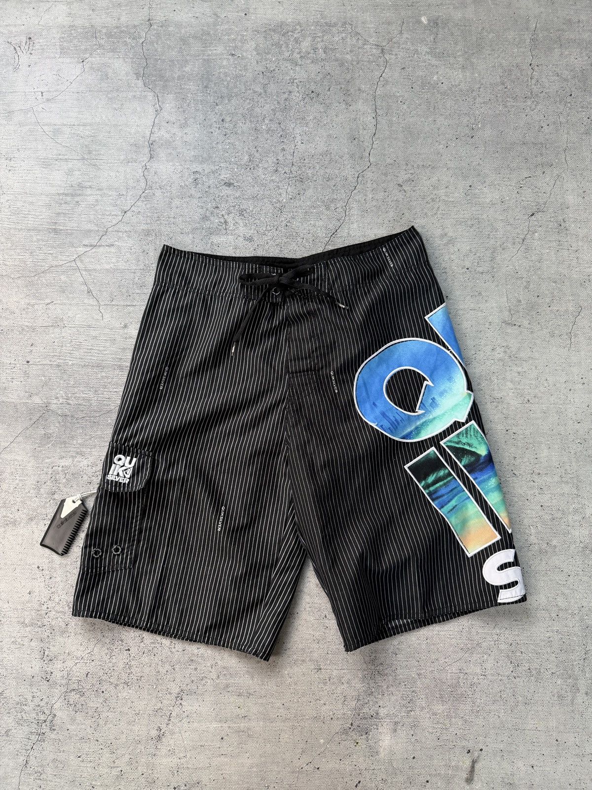 Quiksilver Vintage Quicksilver shorts big logo size М (32) Size US 32 / EU 48 - 3 Thumbnail
