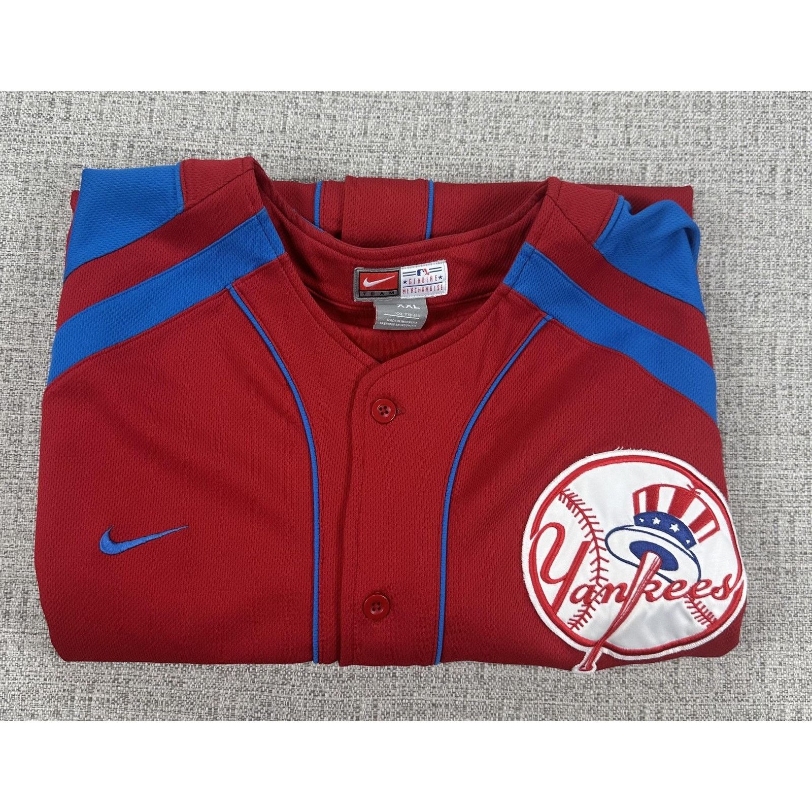 Nike New York Yankees Jersey 2XL Posada 20 Puerto Rico Flag Nike Size US XXL / EU 58 / 5 - 15 Thumbnail