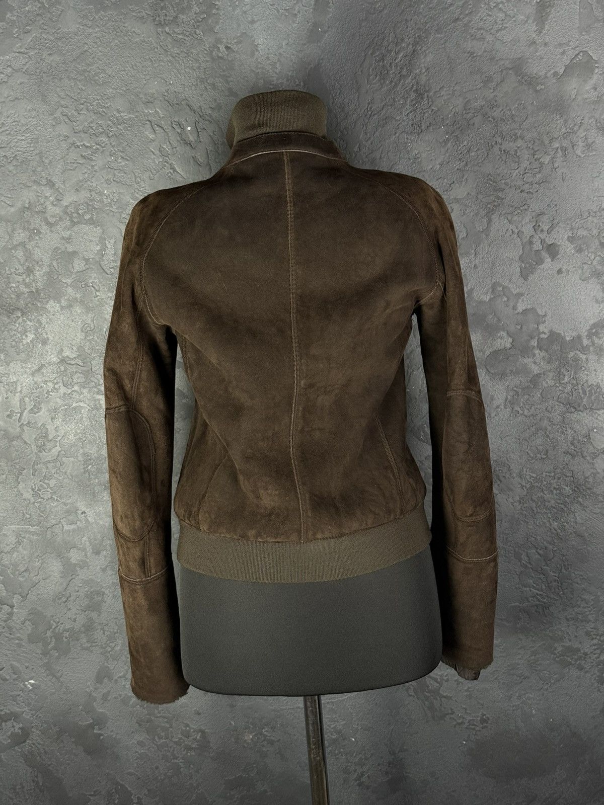 Prada 2000s Prada Brown Shearling Leather Jacket Women's Size L / US 10 / IT 46 - 13 Thumbnail