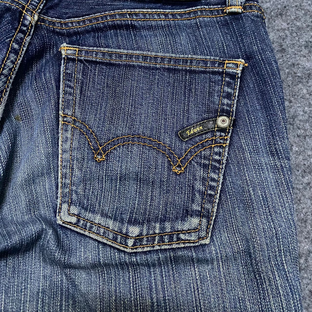 Edwin Vintage Edwin 500 VG Distressed Bootcut Denim Size US 30 / EU 46 - 9 Thumbnail