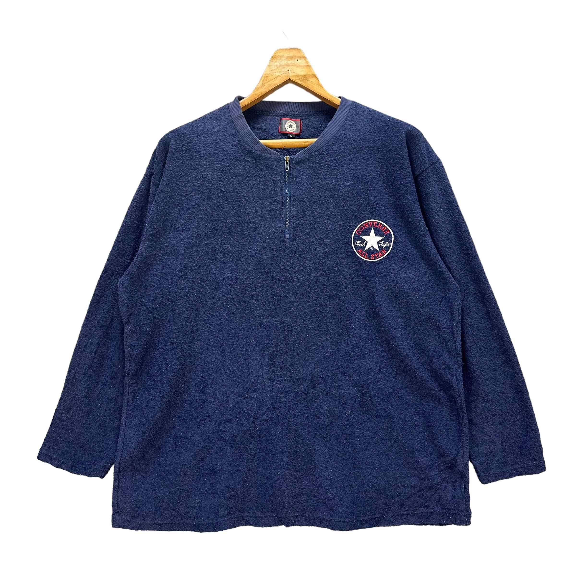 Converse Converse Half Zip Pullover Fleece Sweater #9196-69 Size US M / EU 48-50 / 2 - 1 Thumbnail