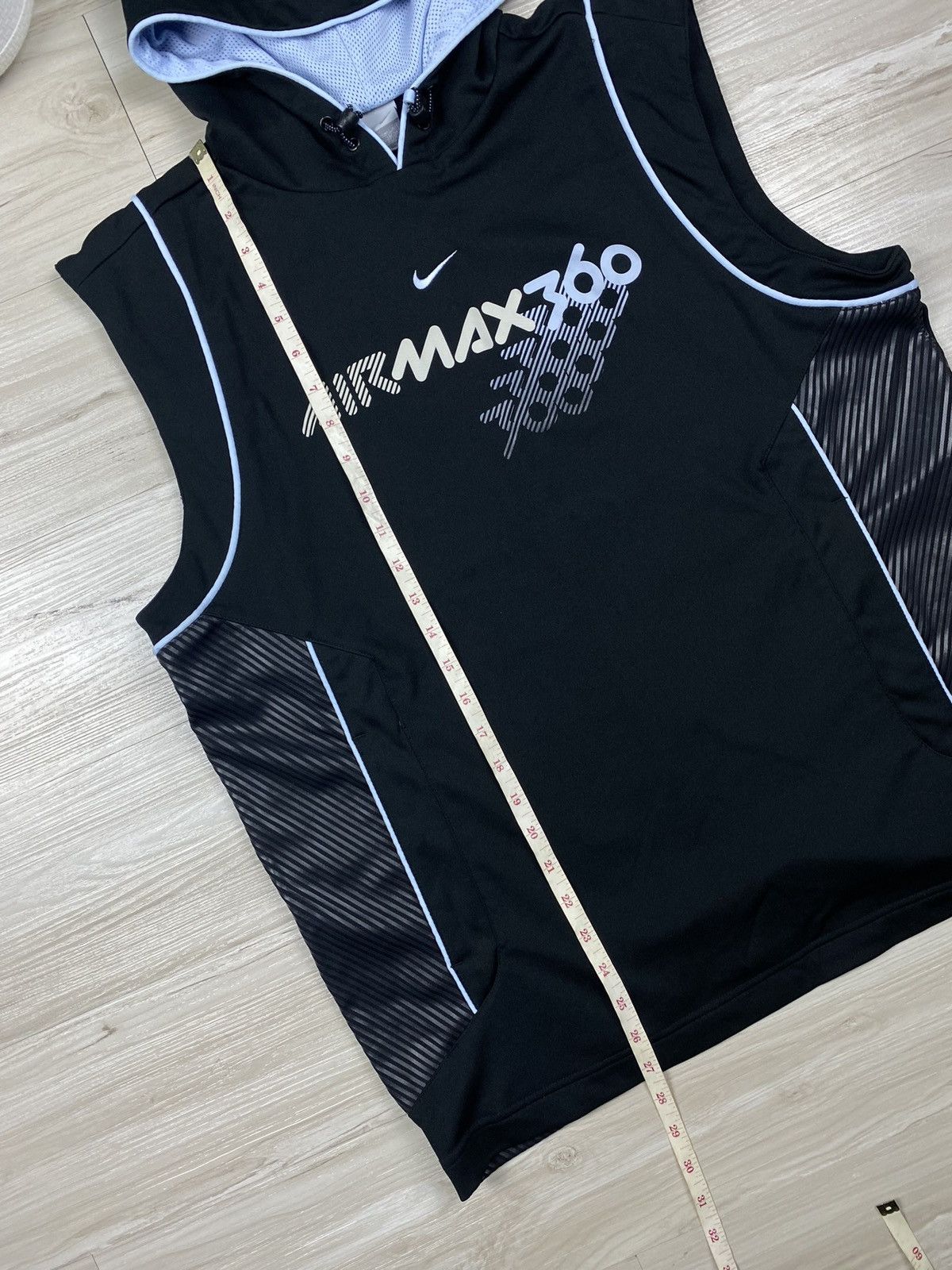 Nike × Vintage Nike 2000 center swoosh air max 360 vest y2k 90s zip Size US L / EU 52-54 / 3 - 14 Thumbnail