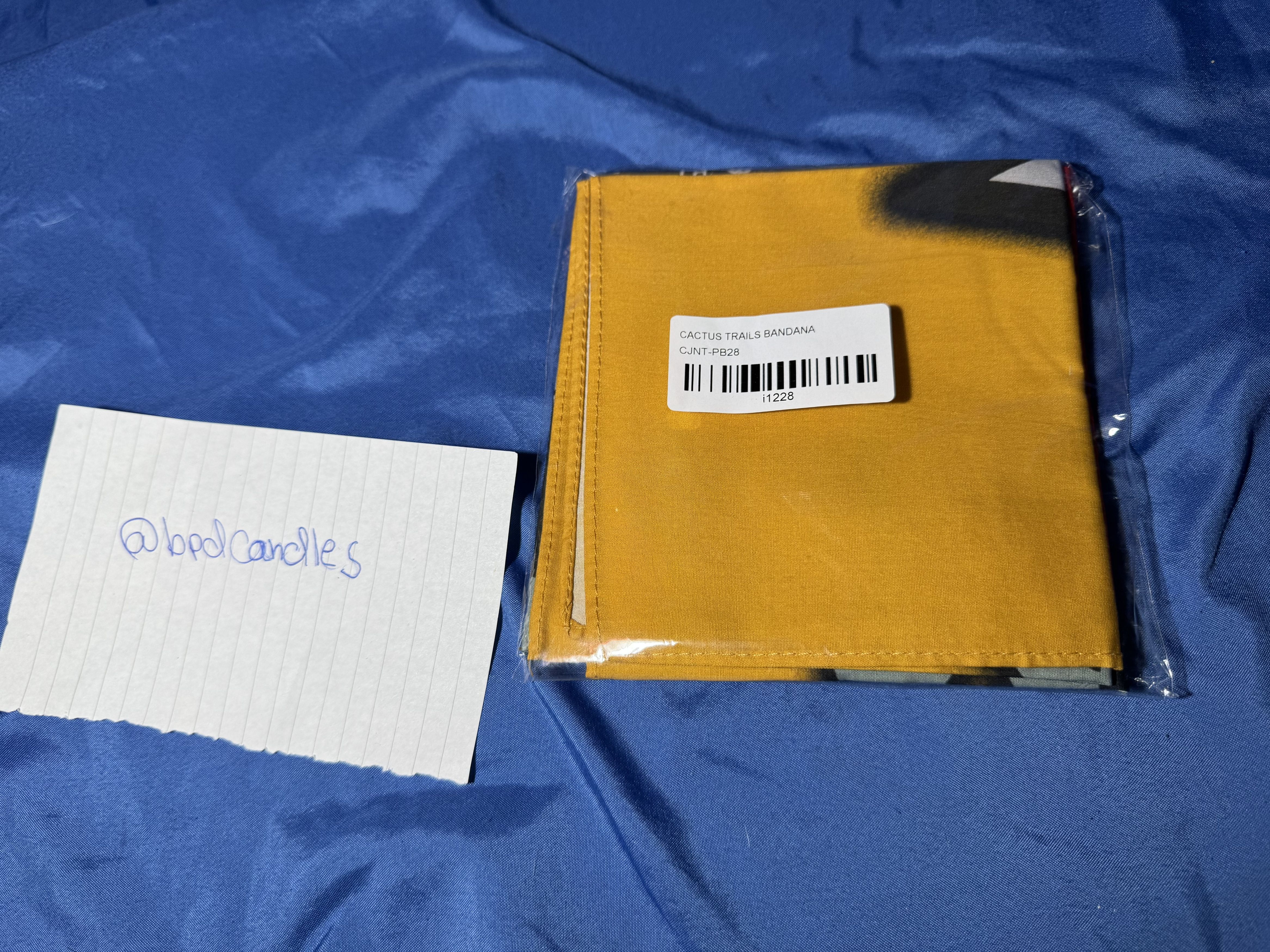 Travis Scott Cactus jack cactus trails bandana Size ONE SIZE - 2 Thumbnail