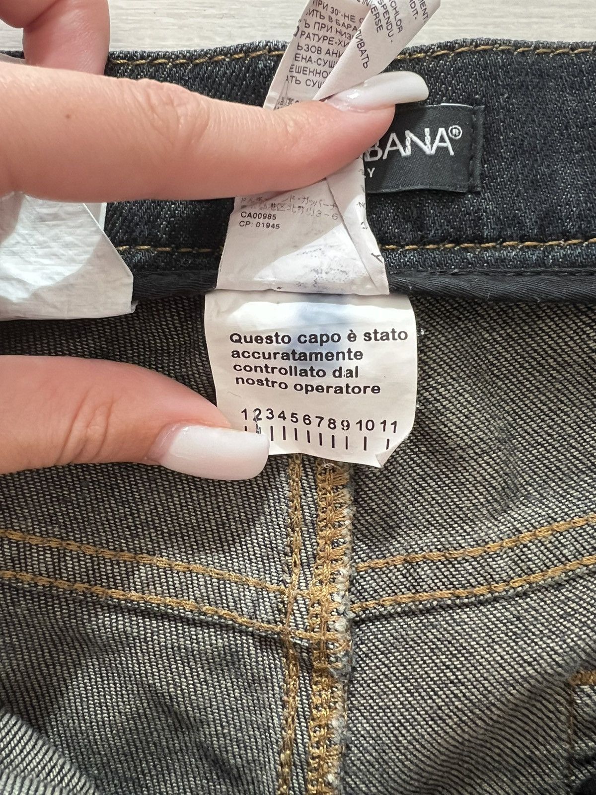 Dolce & Gabbana Vintage Dolce & Gabbana Jeans – Italian Size 46 (W30) Size US 30 / EU 46 - 8 Thumbnail
