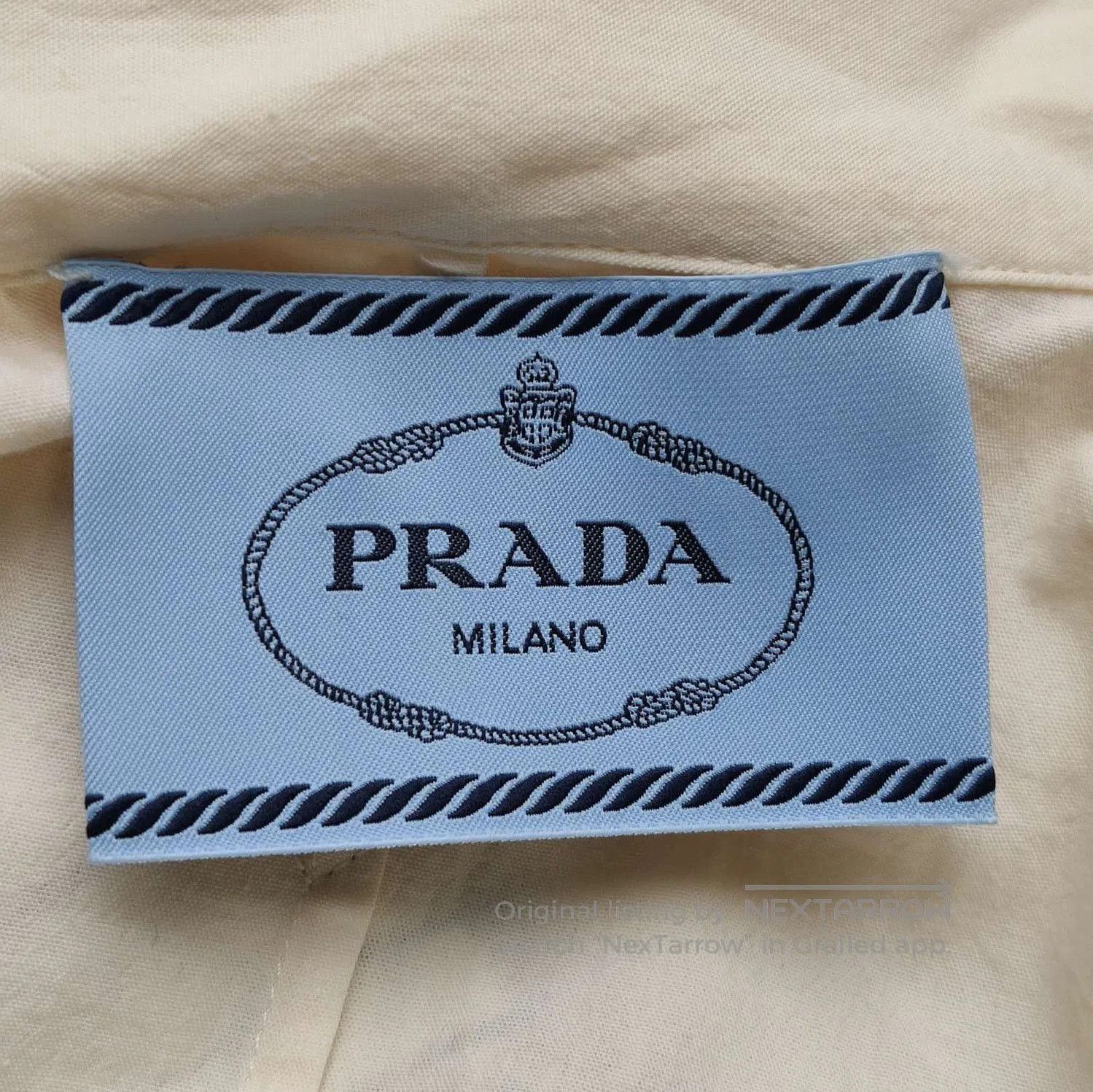 Prada Prada Cotton Mermaid Print Dress Size 4. Size M / US 6-8 / IT 42-44 - 1 Thumbnail