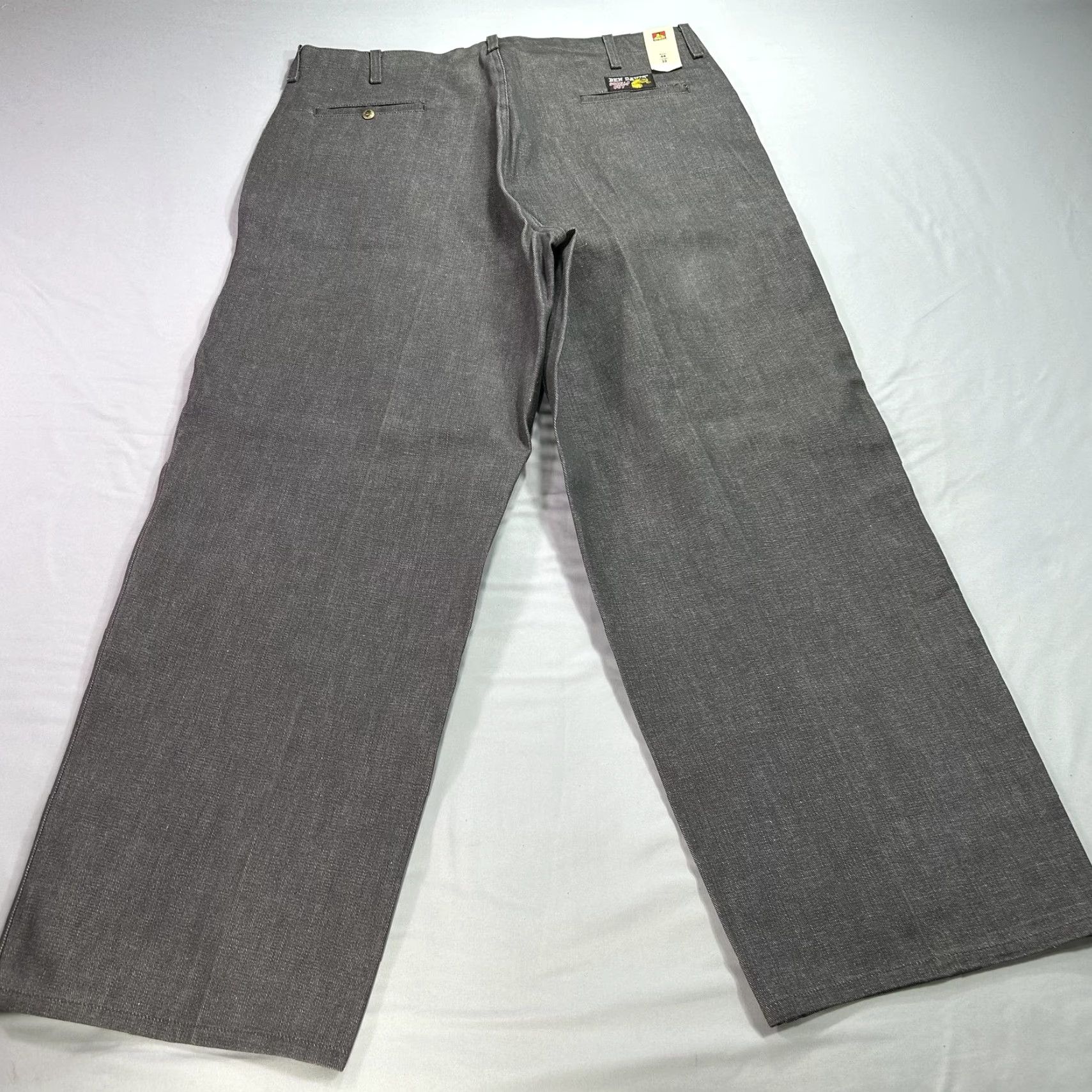 Ben Davis NEW Ben Davis Gorilla Cut Pants Mens 44x34 Gray Workwear Wide Leg Cotton USA Size US 44 / EU 60 - 2 Thumbnail