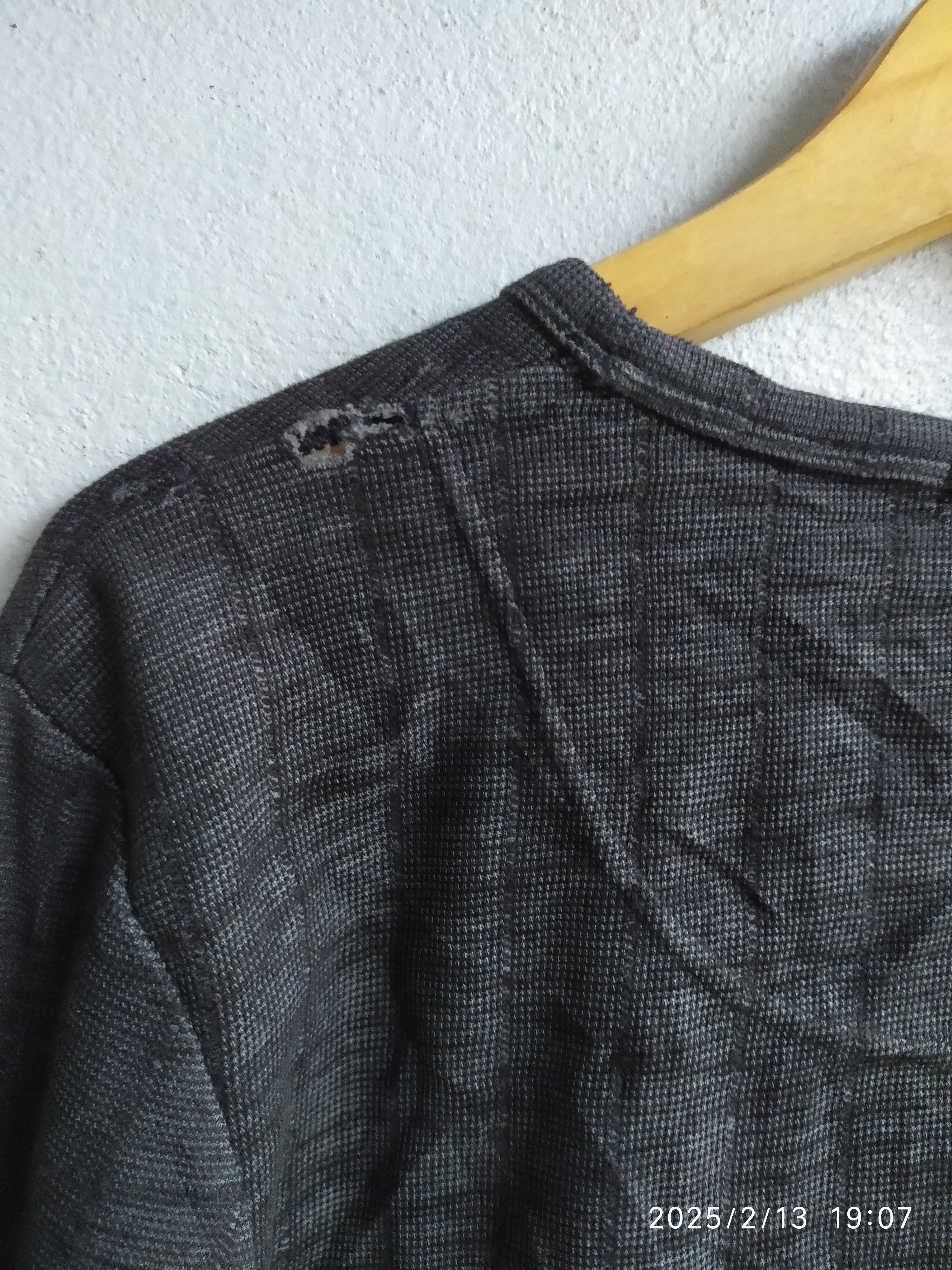 If Six Was Nine × Japanese Brand × Le Grande Bleu (L.G.B.) Japanese Faded Double Layer Long Slevee Villand Size US L / EU 52-54 / 3 - 5 Thumbnail