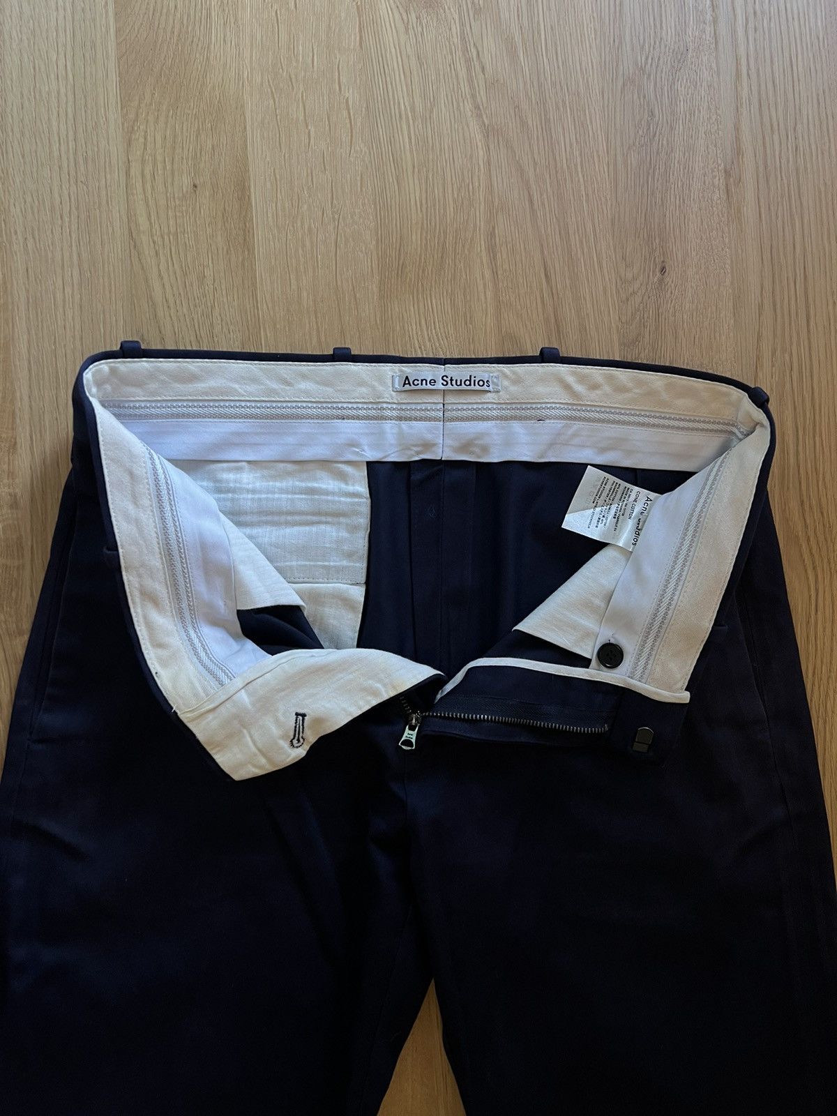 Acne Studios Acne Studios Navy Pants Size US 30 / EU 46 - 3 Thumbnail